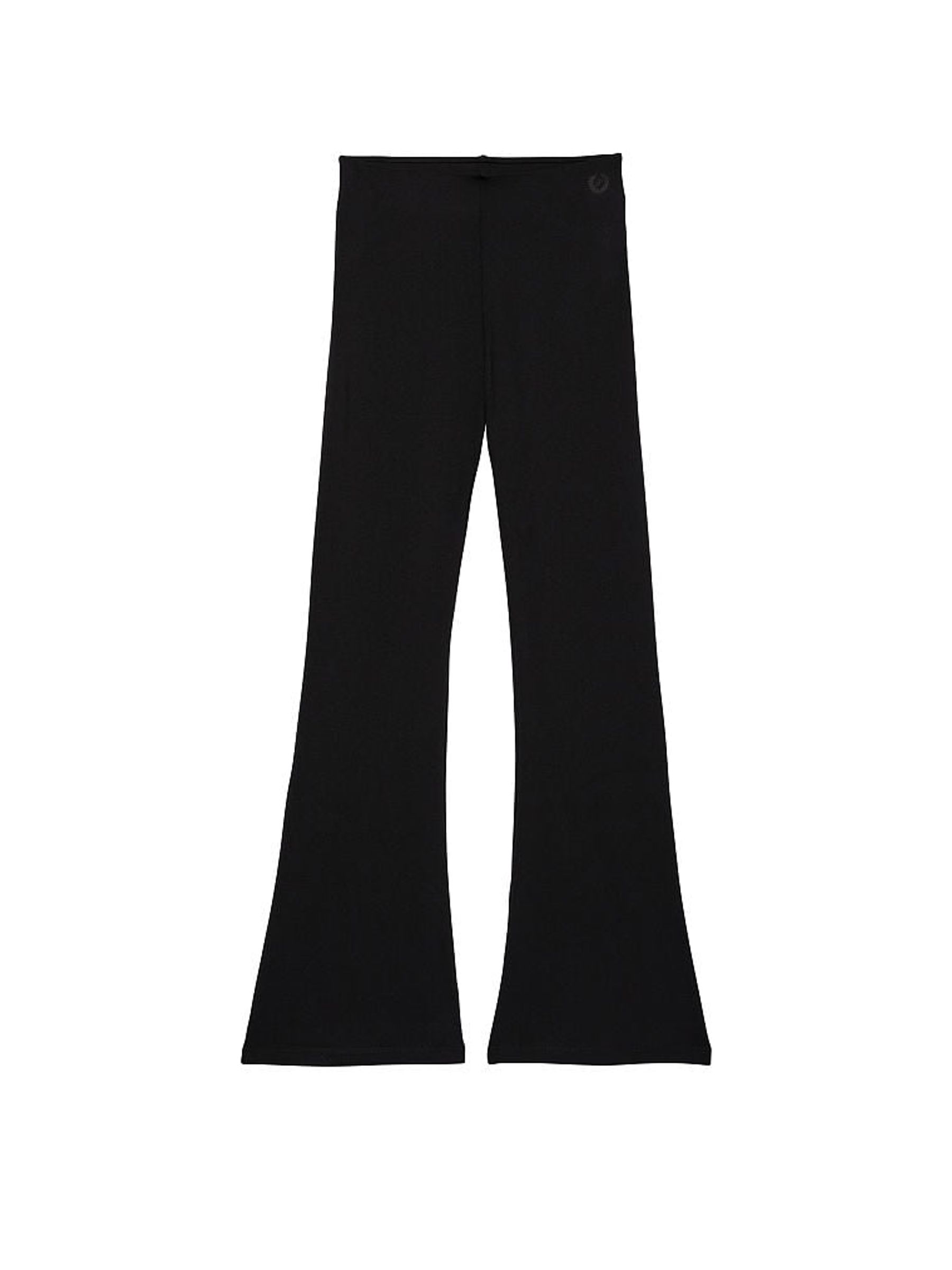 Pure Black Fleece Flare Jogger - Image 1 of 1