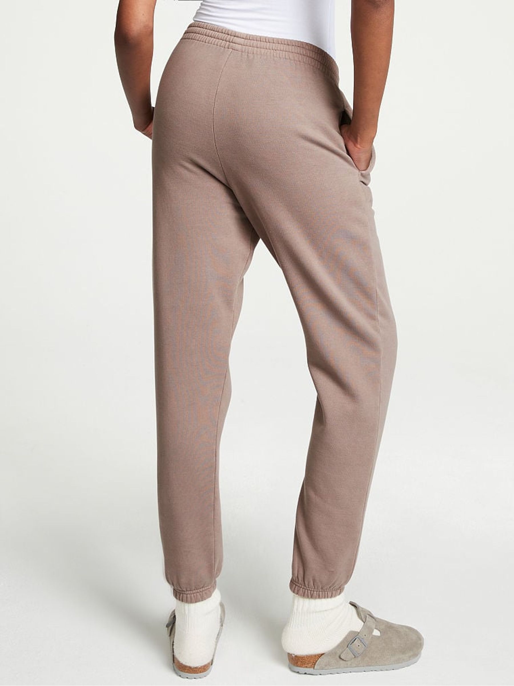 Iced Coffee Brown Fleece Cuffed Jogger - Image 2 of 4