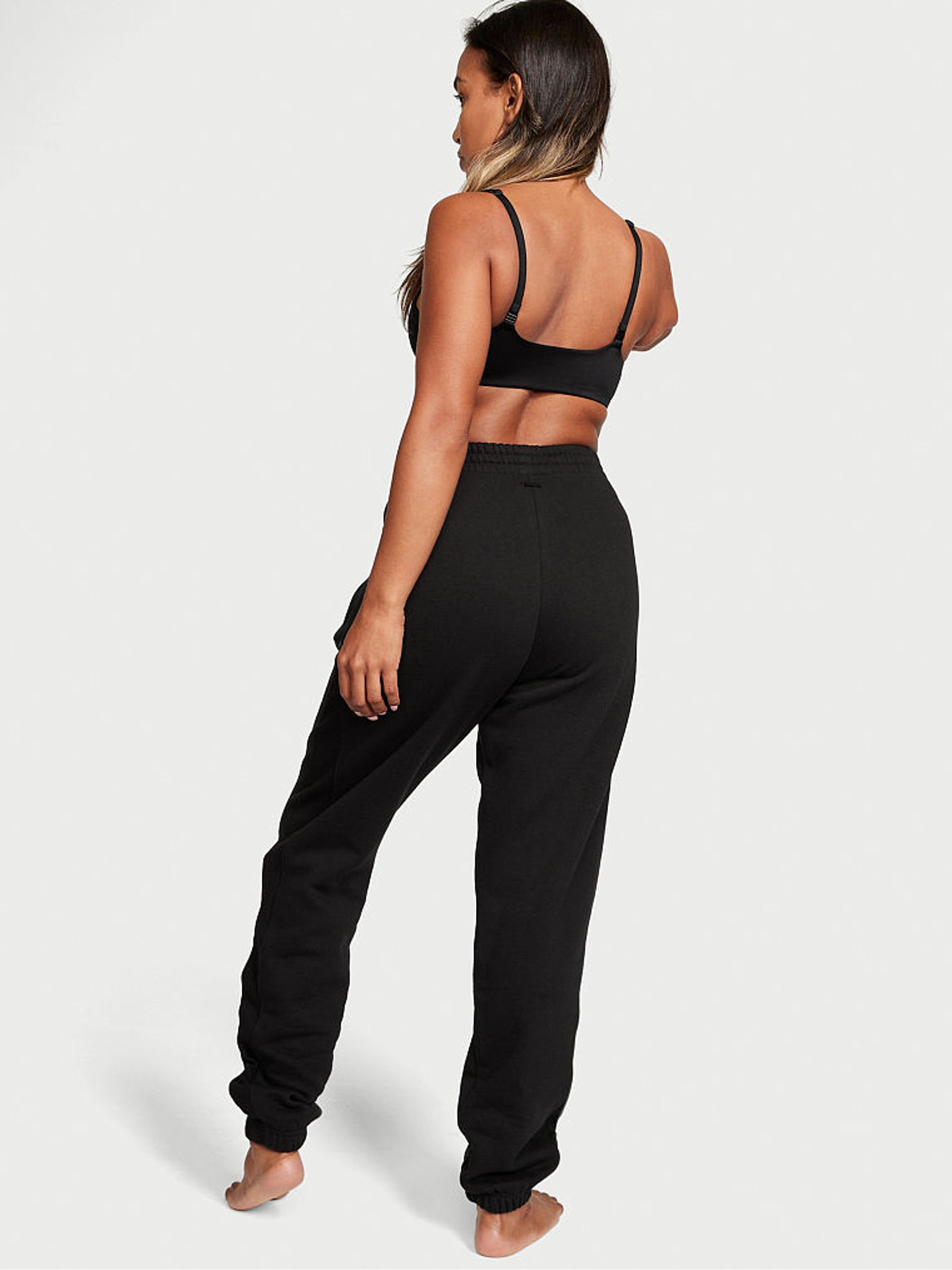 Black Fleece Gym Trouser With Diamante Patch - Image 2 of 3