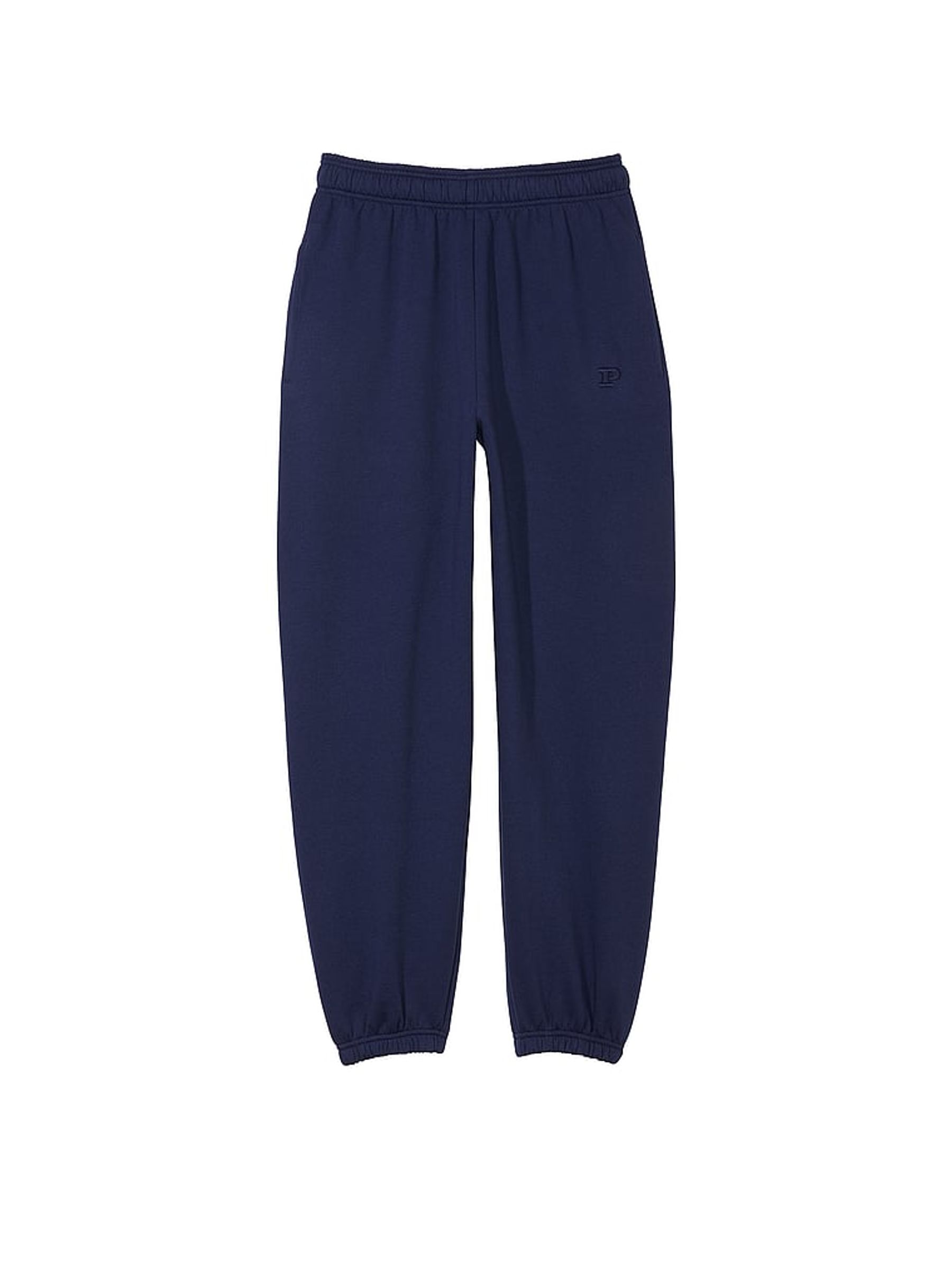 Midnight Navy Blue Fleece Cuffed Jogger - Image 1 of 1