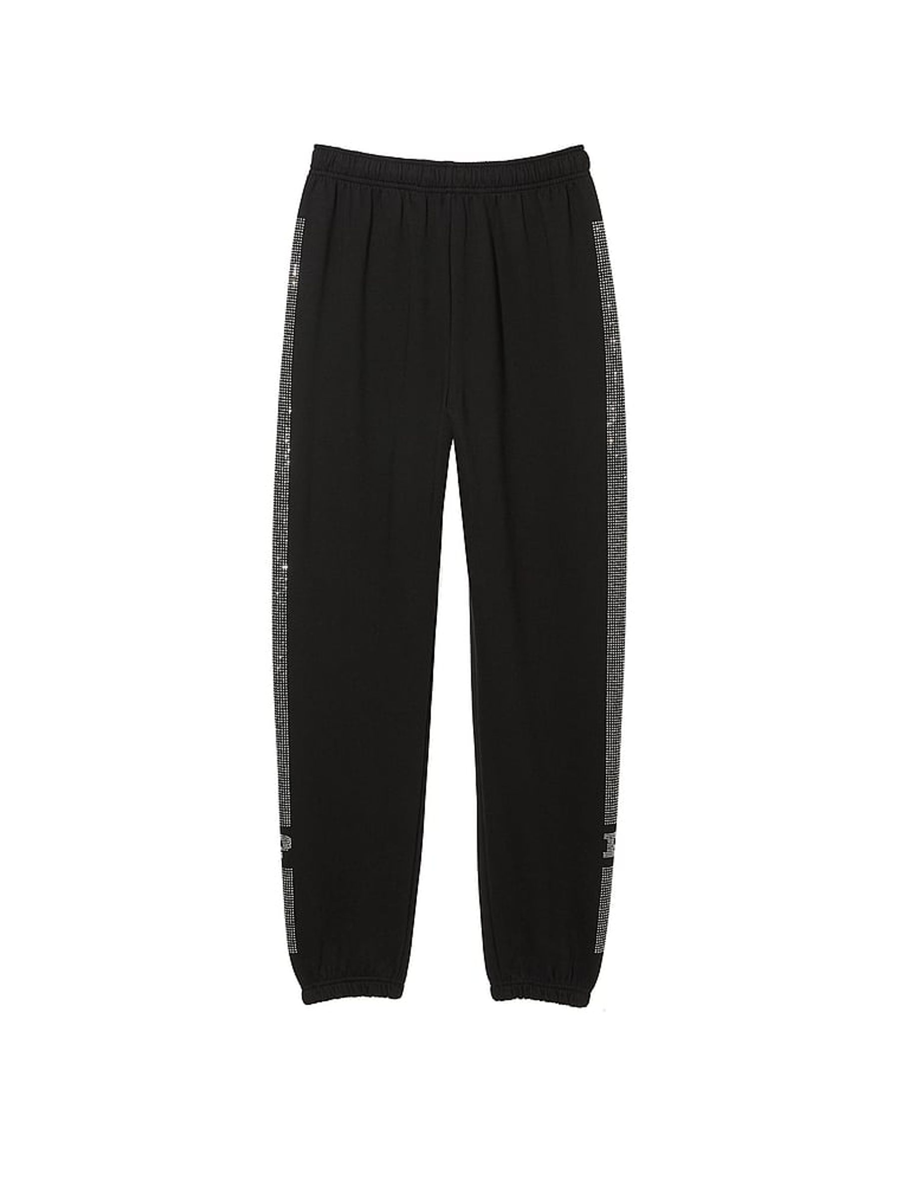 Pure Black Shine Cuffed Jogger - Image 3 of 3