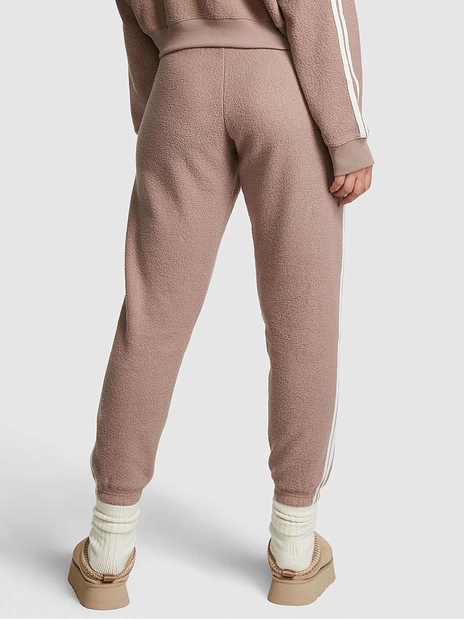 Iced Coffee Brown Reverse Fleece Jogger - Image 2 of 3