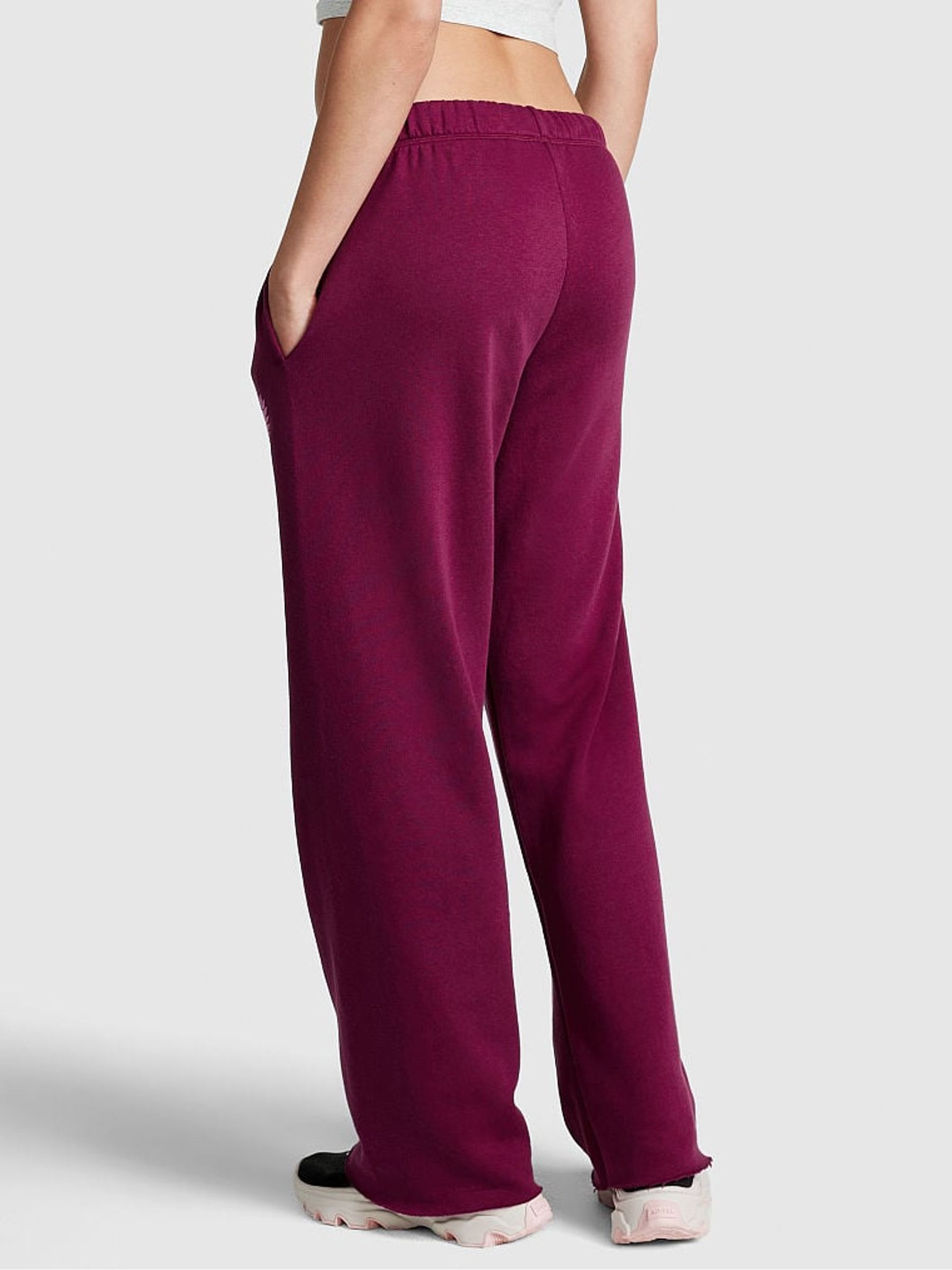 Vivid Magenta Pink Fleece Heritage Jogger - Image 2 of 3