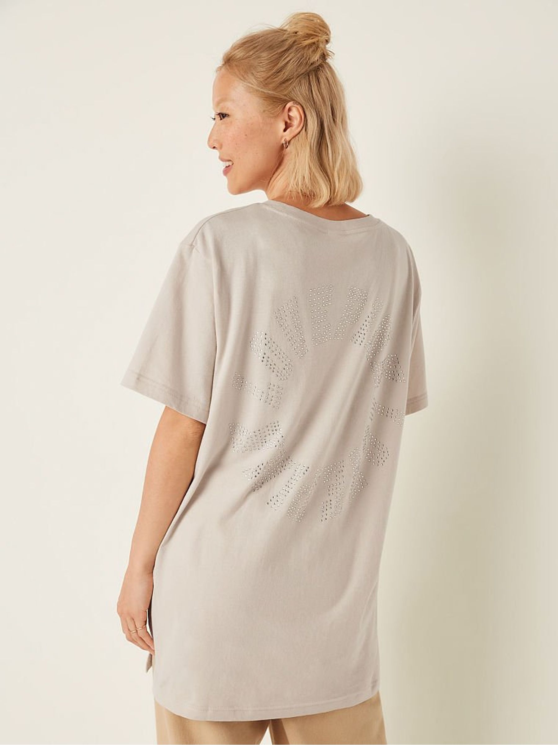 Vanilla Bean Shine Cream Logo Short Sleeve T-Shirt - Image 2 of 5