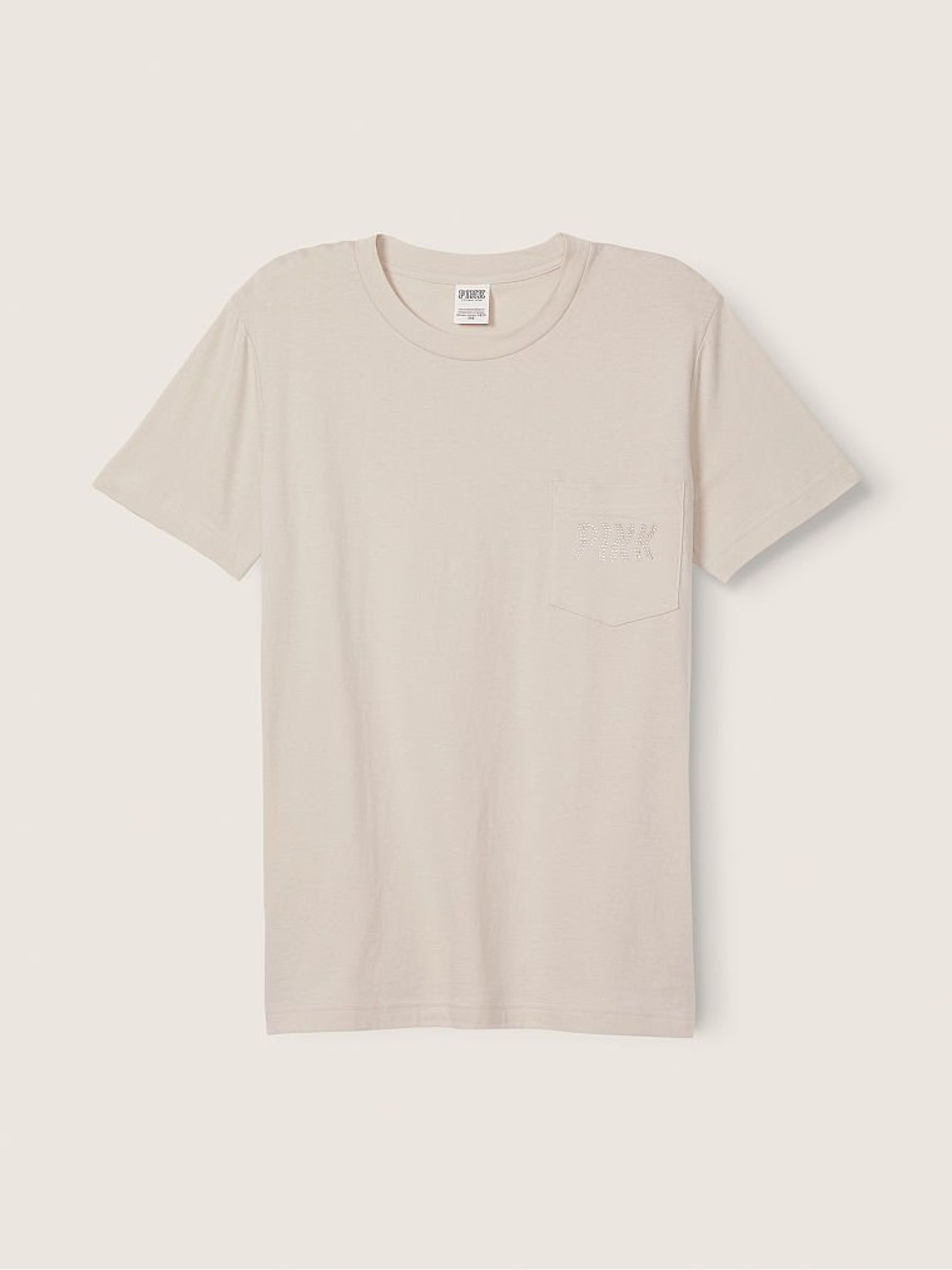 Vanilla Bean Shine Cream Logo Short Sleeve T-Shirt - Image 3 of 5