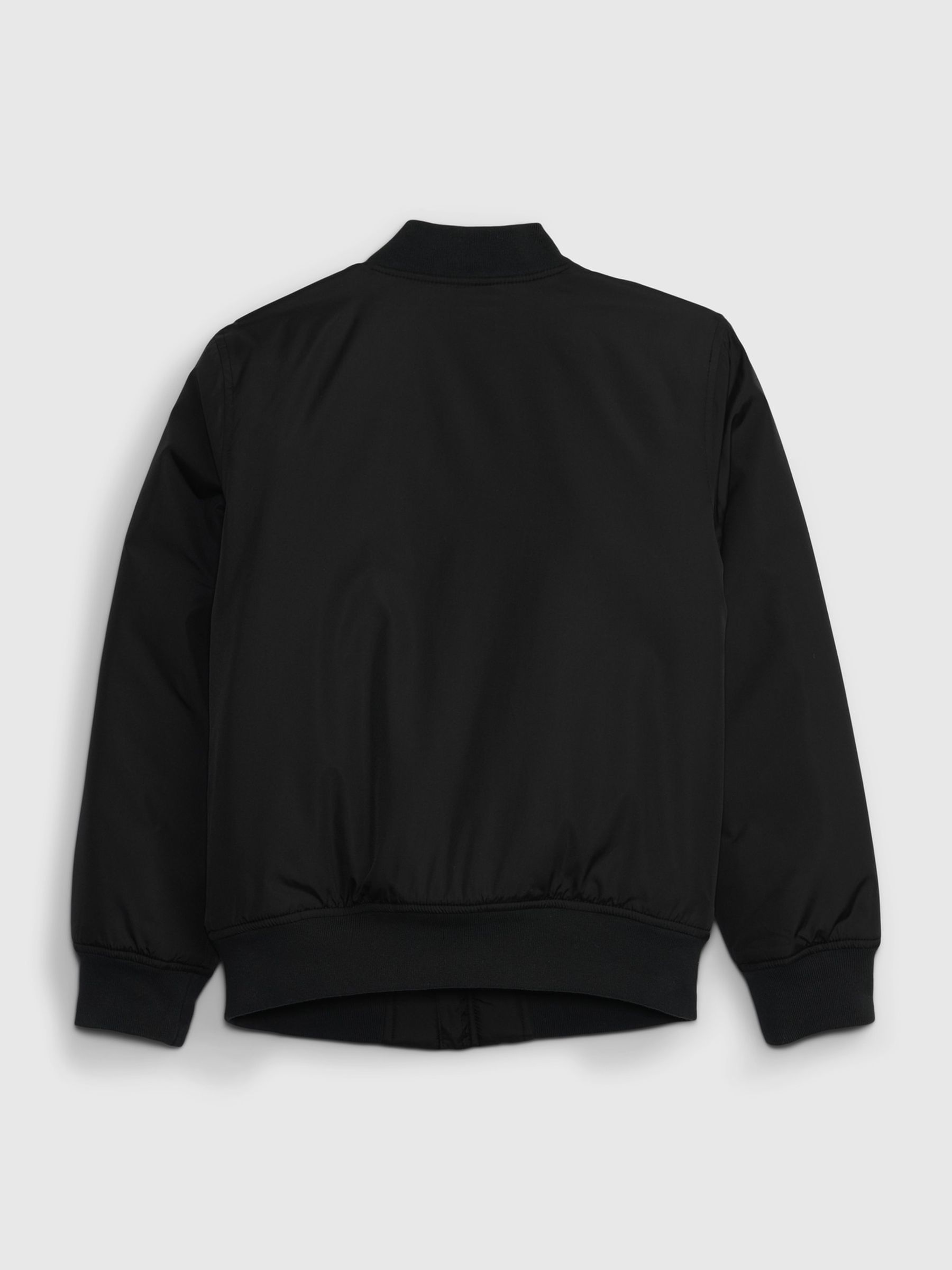 Black Bomber Jacket (4-13yrs) - Image 2 of 3