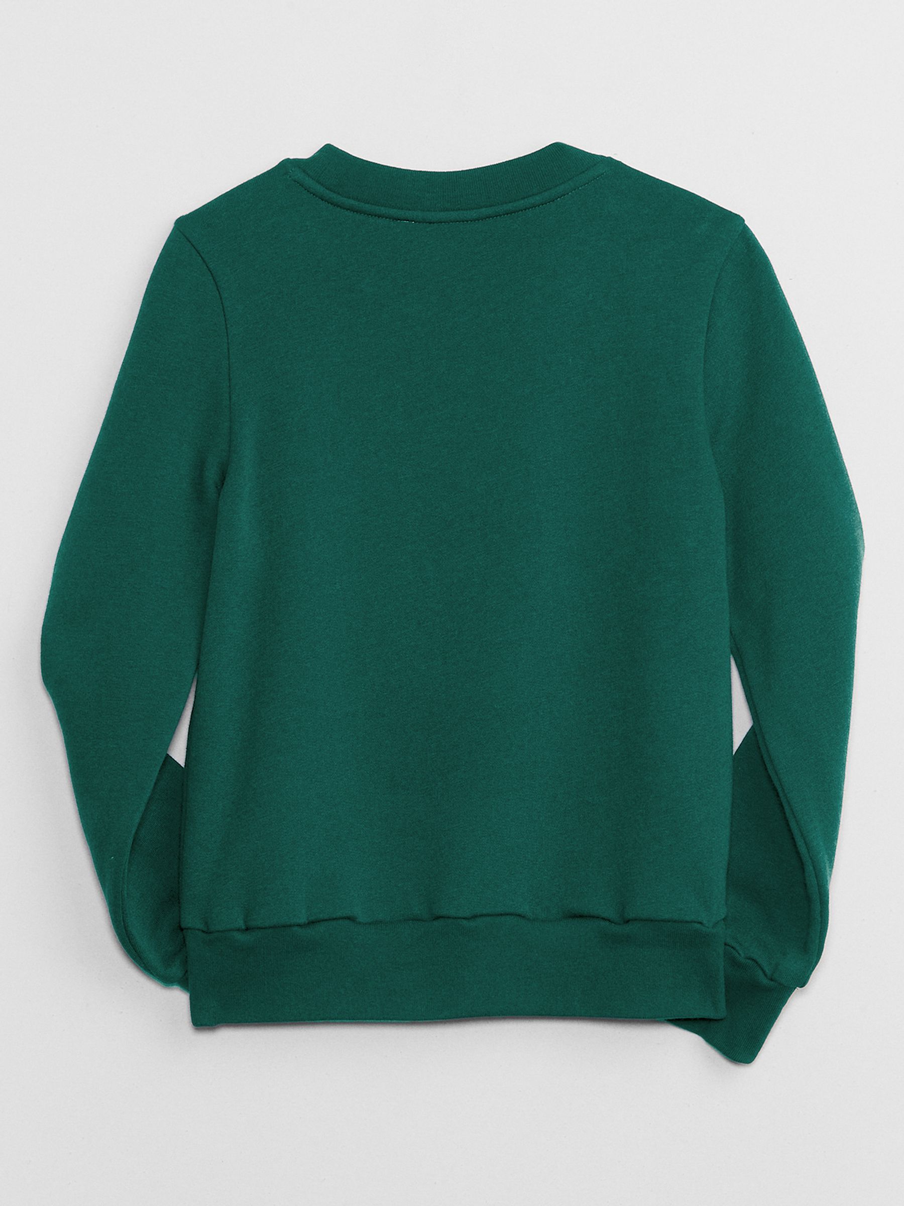Green Metallic Logo Long Sleeve Crew Neck Sweatshirt (4-13yrs) - Image 2 of 3
