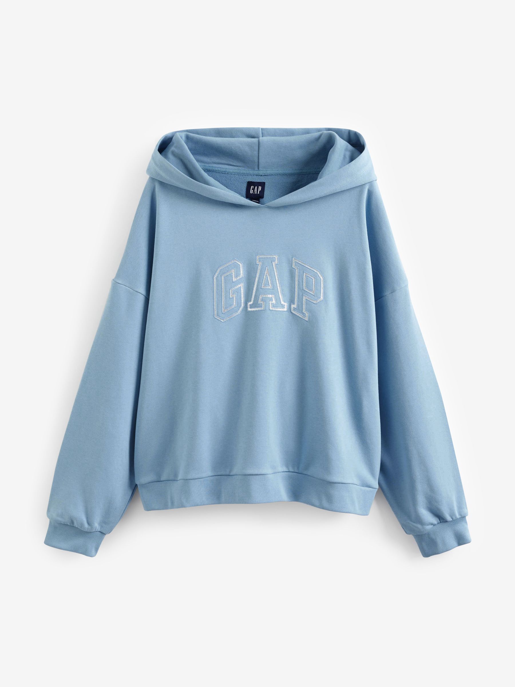 Blue Logo Long Sleeve Hoodie - Image 3 of 5