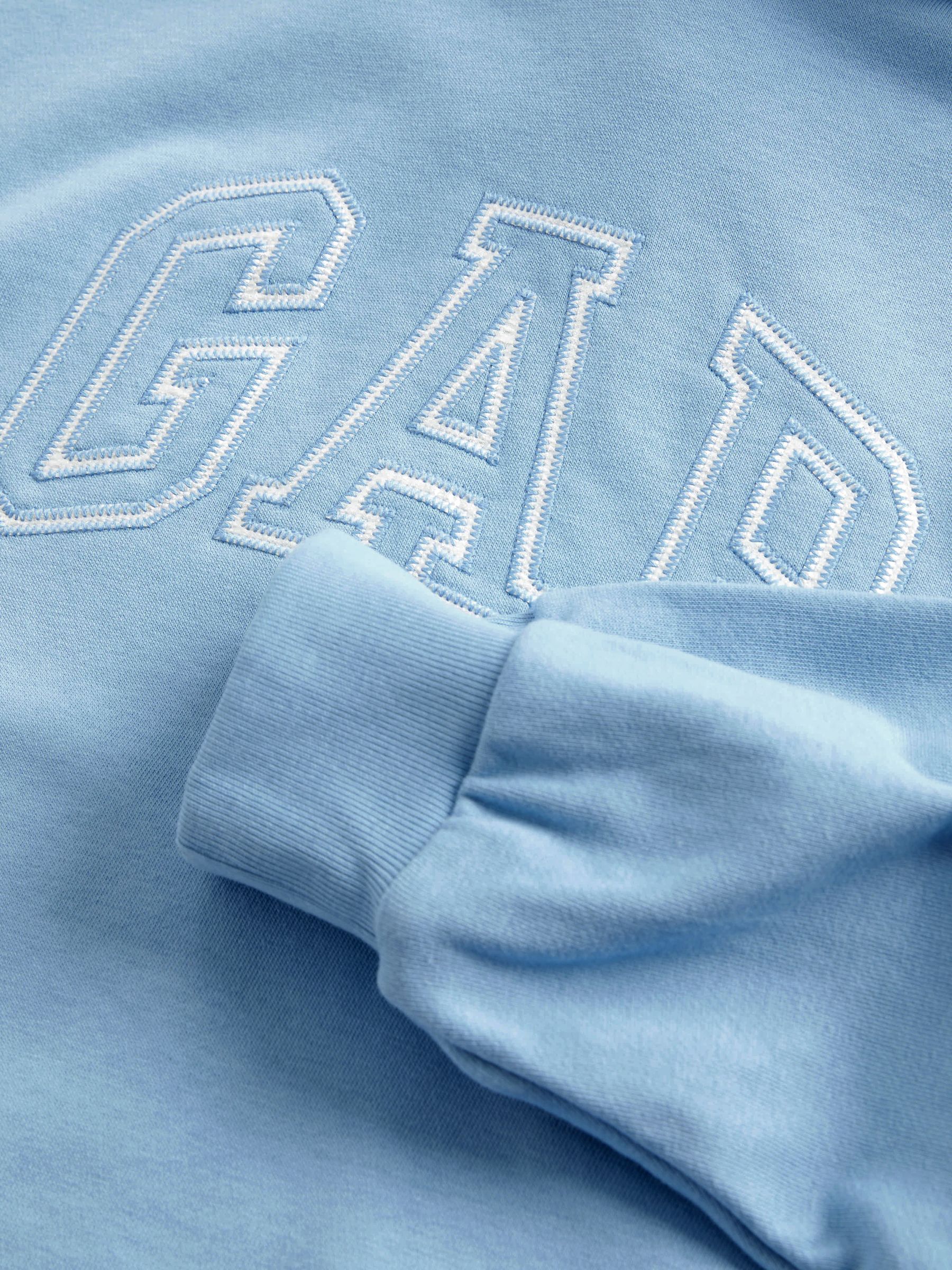 Blue Logo Long Sleeve Hoodie - Image 5 of 5