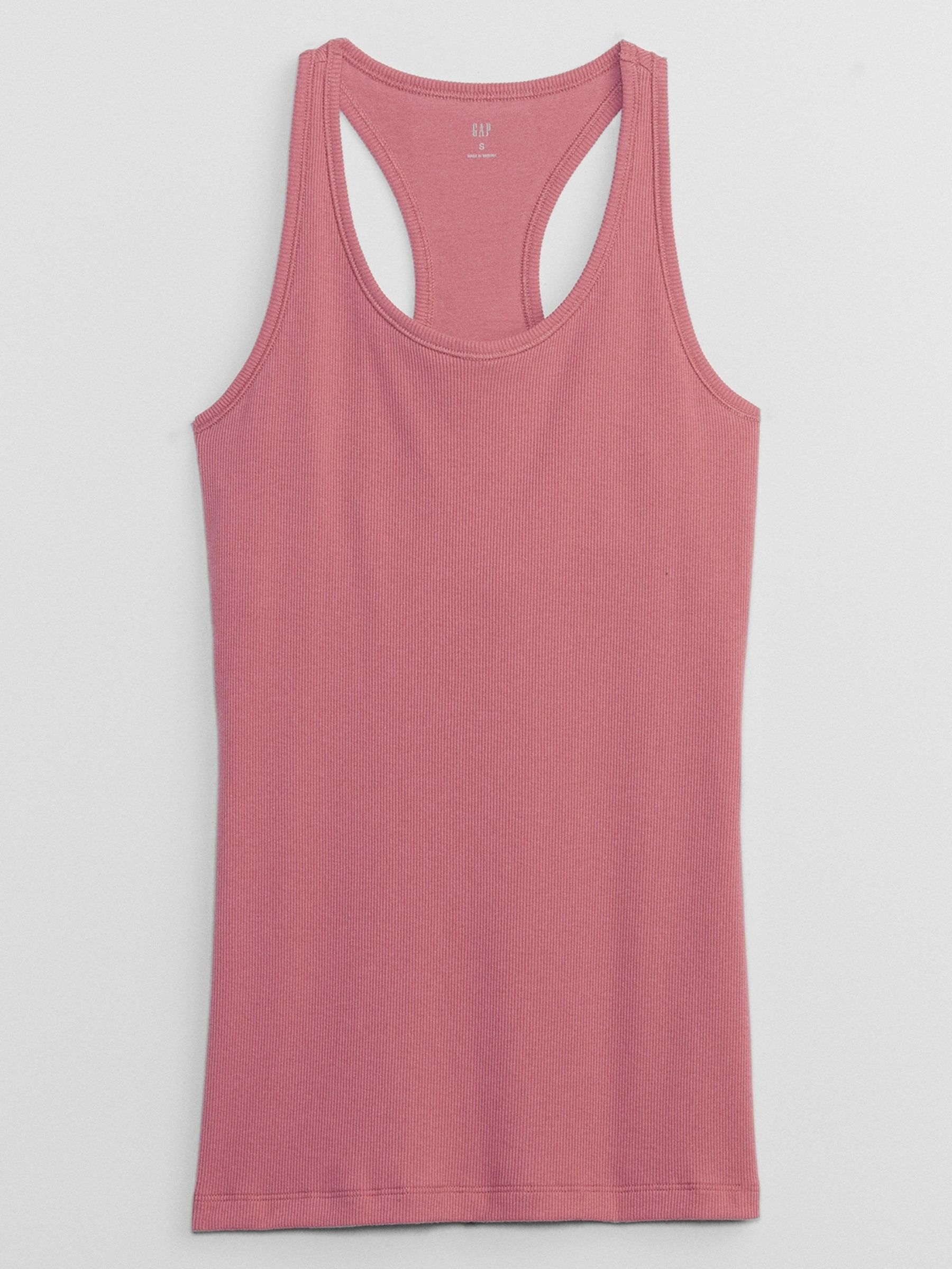 Pink Ribbed Support Vest - Image 3 of 4