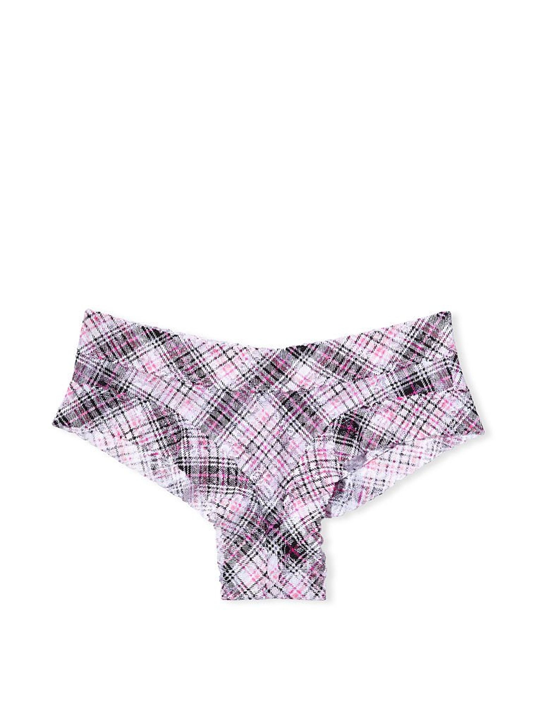 Black Pink Plaid Lacie Cheeky Joggery - Image 2 of 2