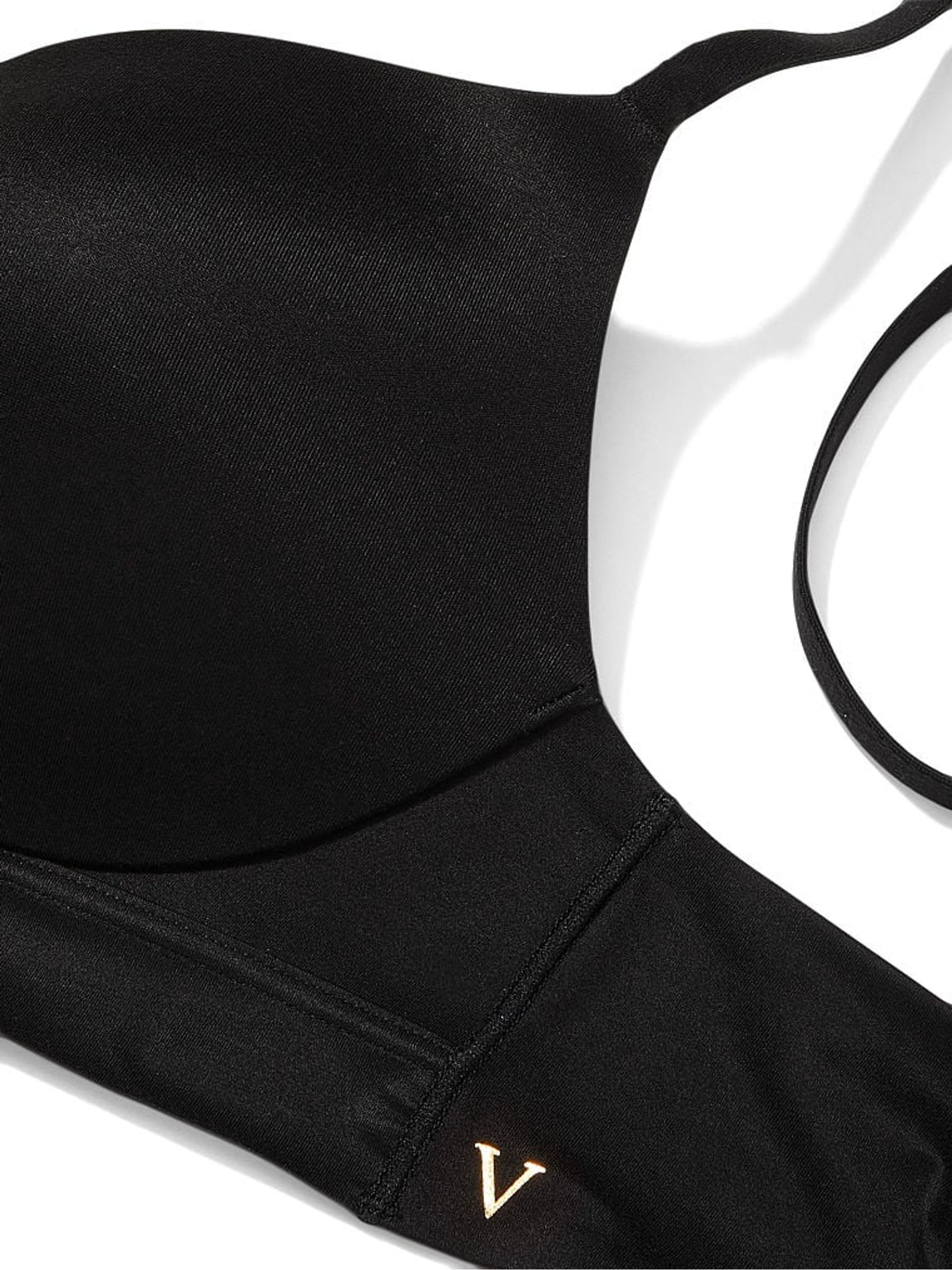 Black Smooth Non Wired Push Up Bra - Image 4 of 4