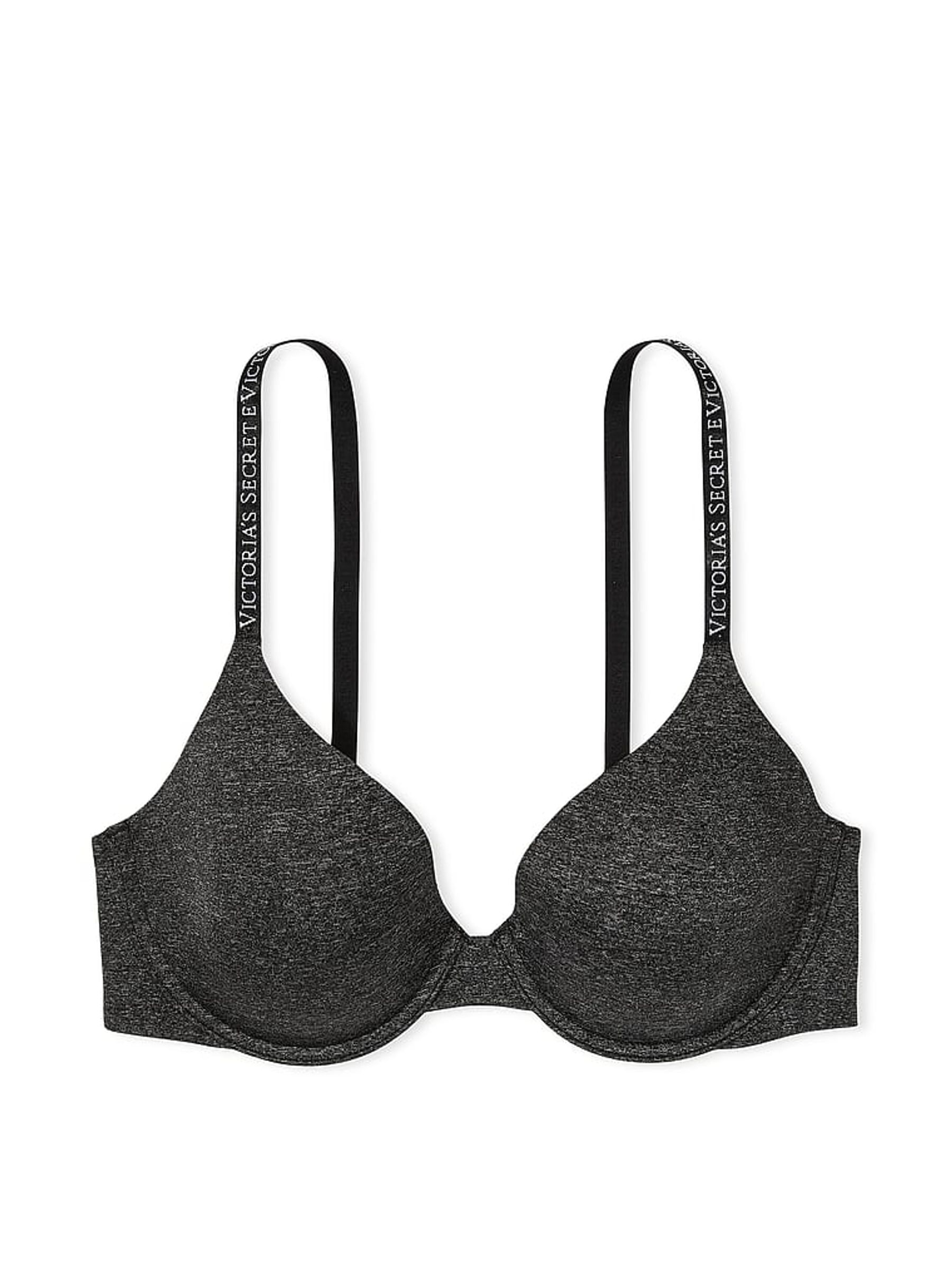 Black Shine Full Cup Push Up Bra - Image 3 of 3
