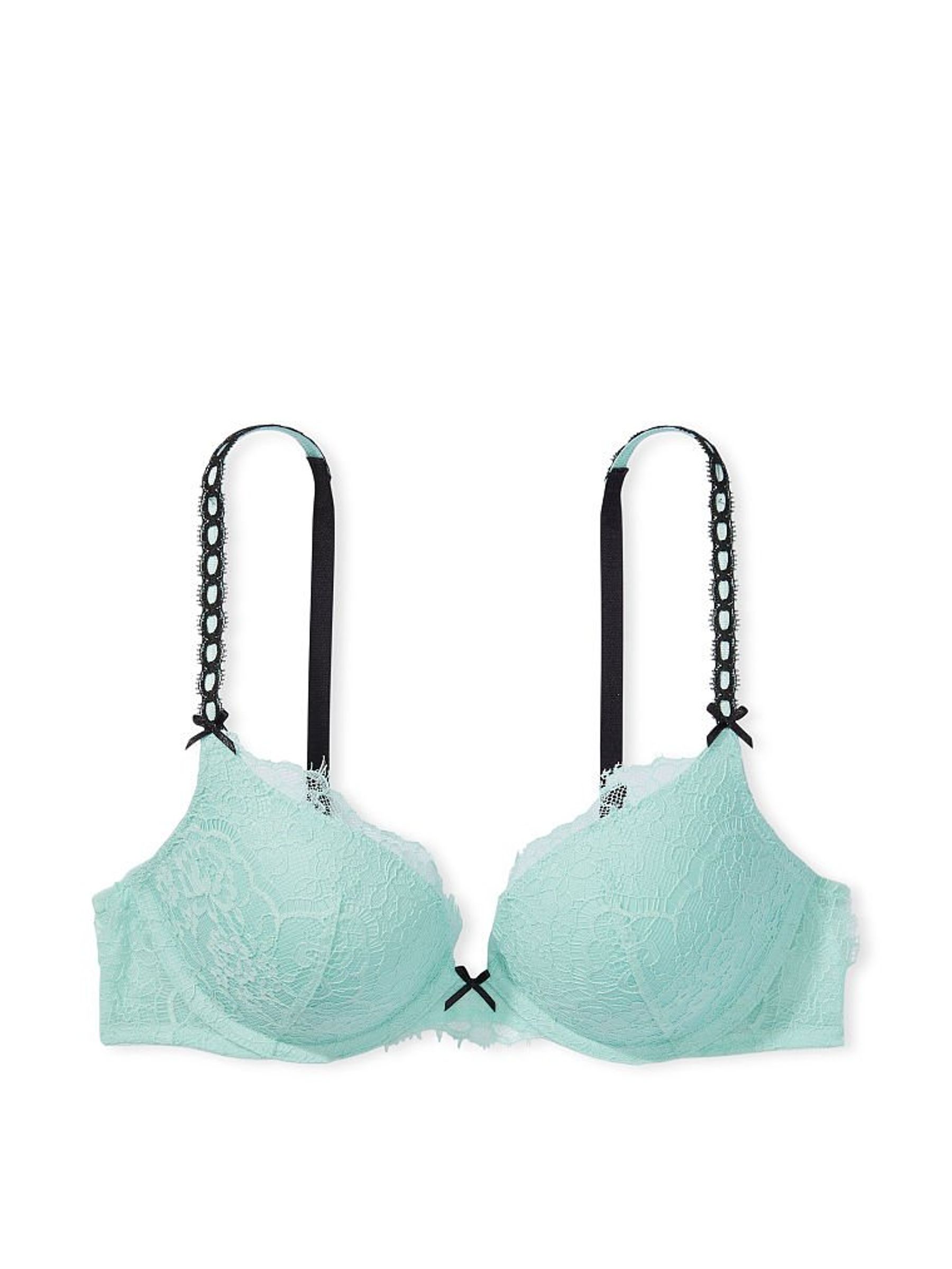 Opal Blue Lace Lightly Lined Demi Bra - Image 4 of 4