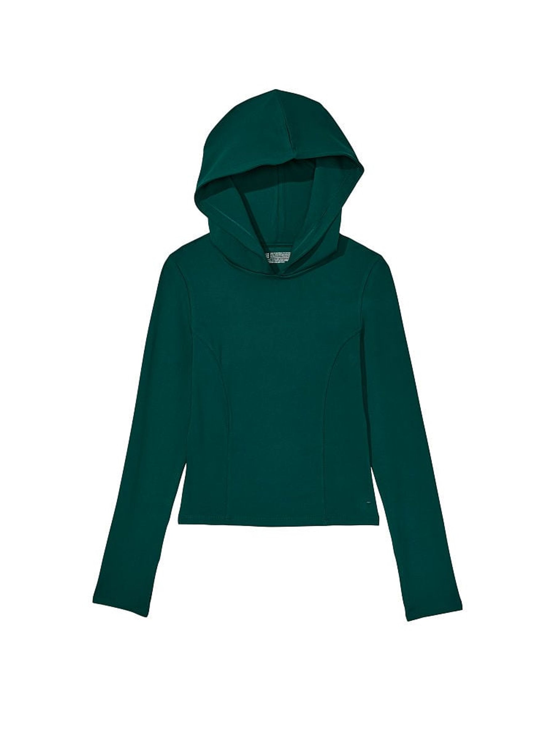 Deepest Green Essential Long Sleeve Hoodie - Image 3 of 3