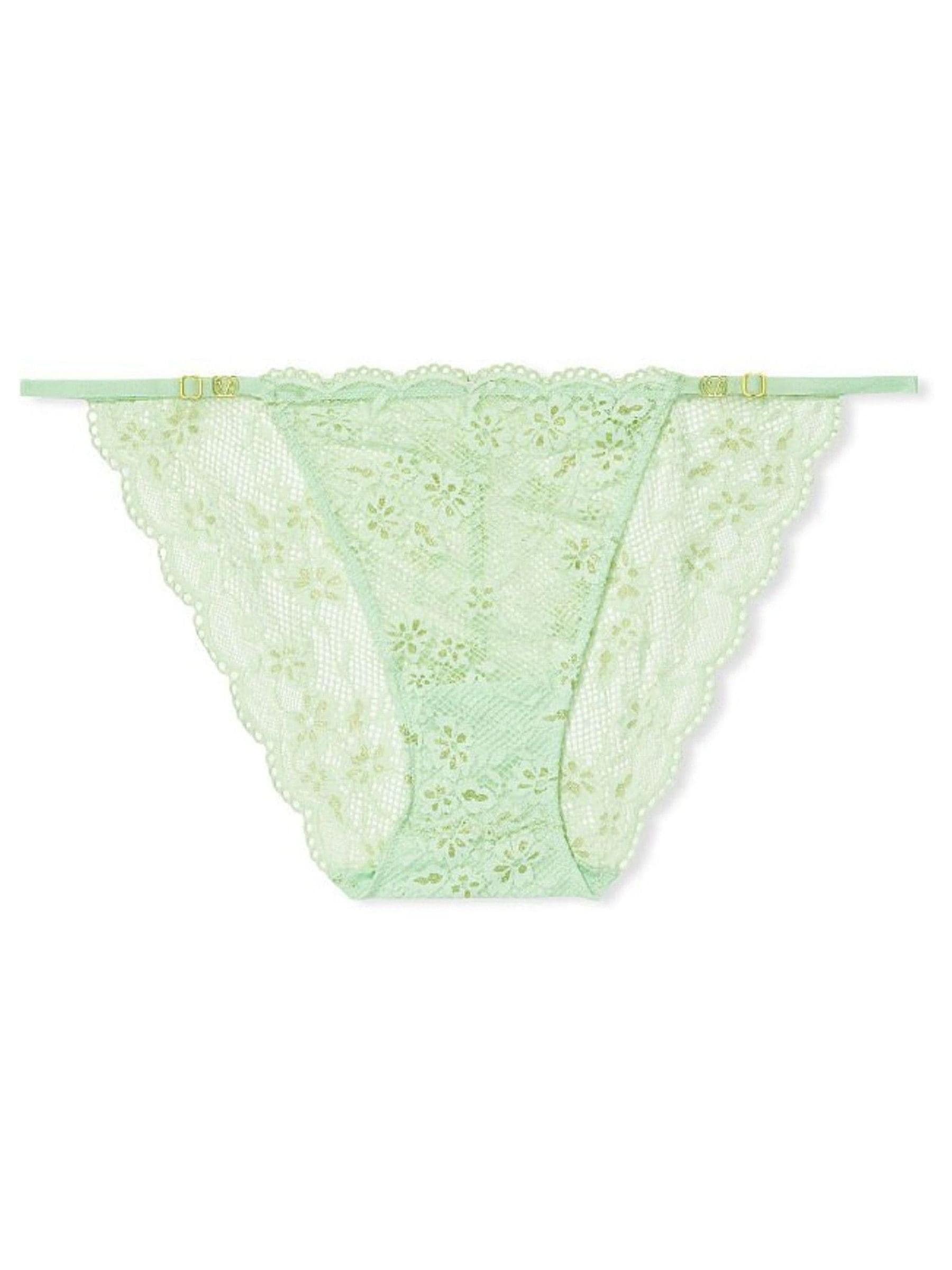 Misty Jade Green Lace Bikini Knickers - Image 1 of 4