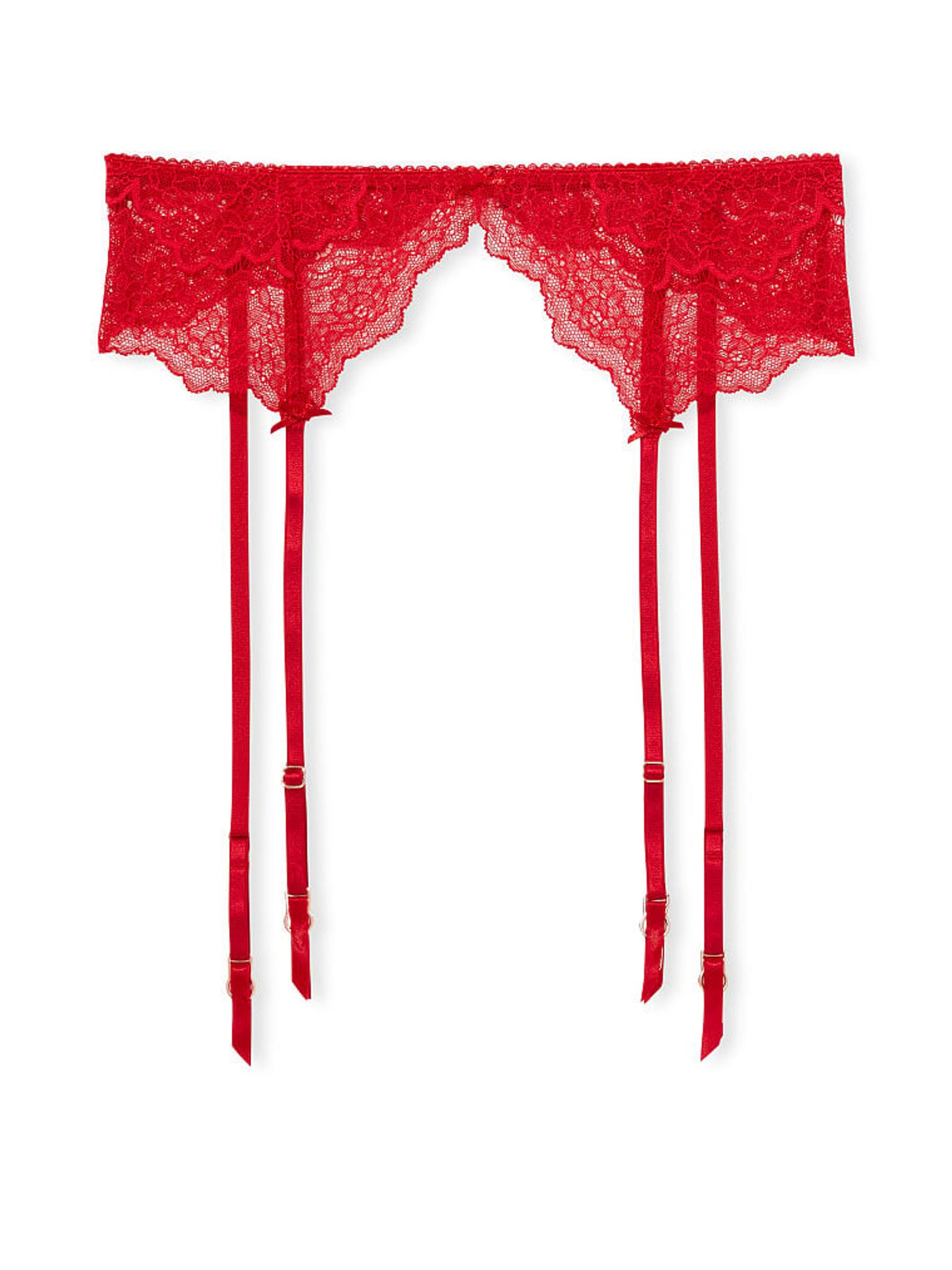 Lipstick Red Lace Suspenders - Image 1 of 1