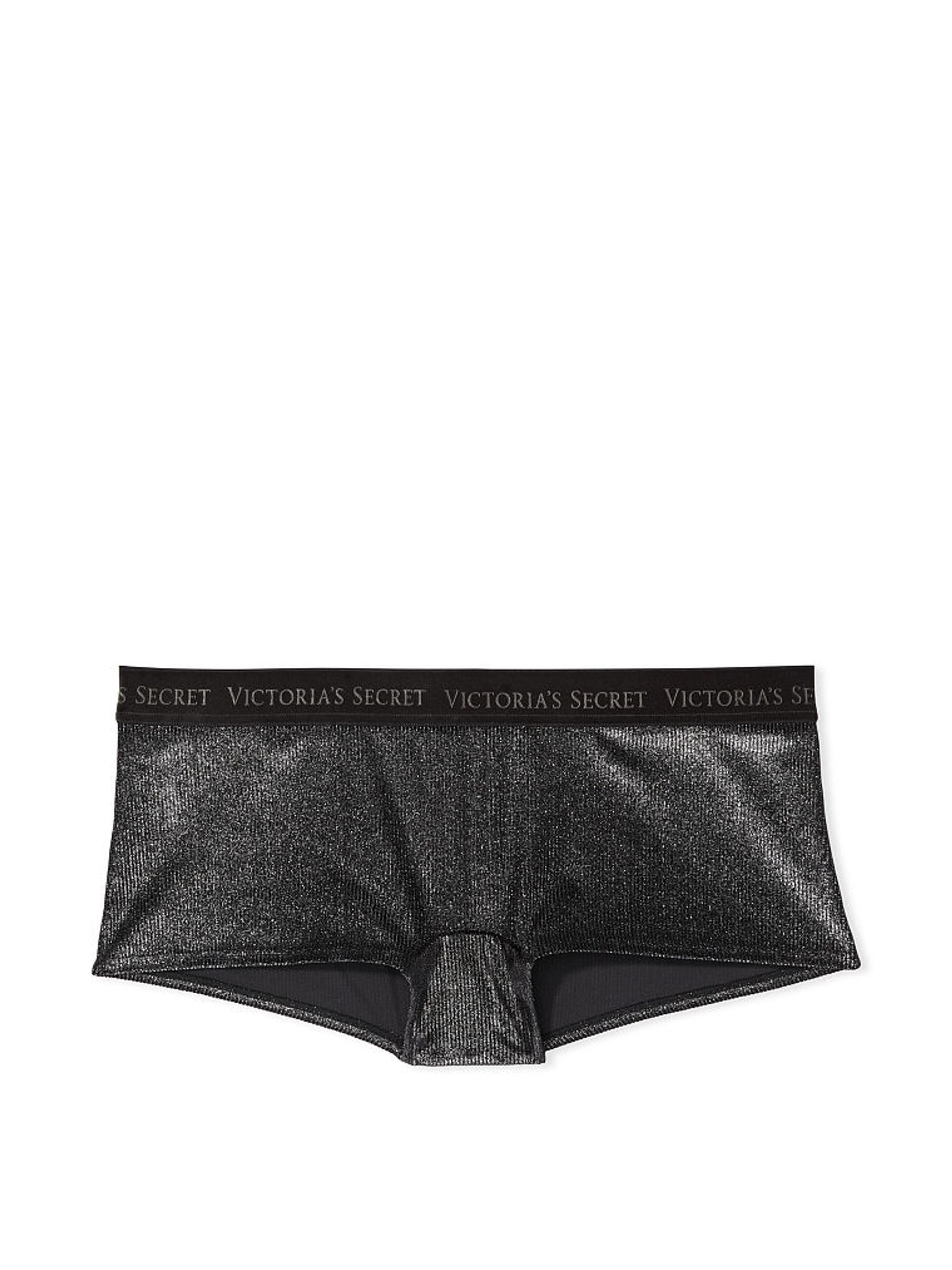 Black Foil Logo Cotton Shortie Panty - Image 3 of 3