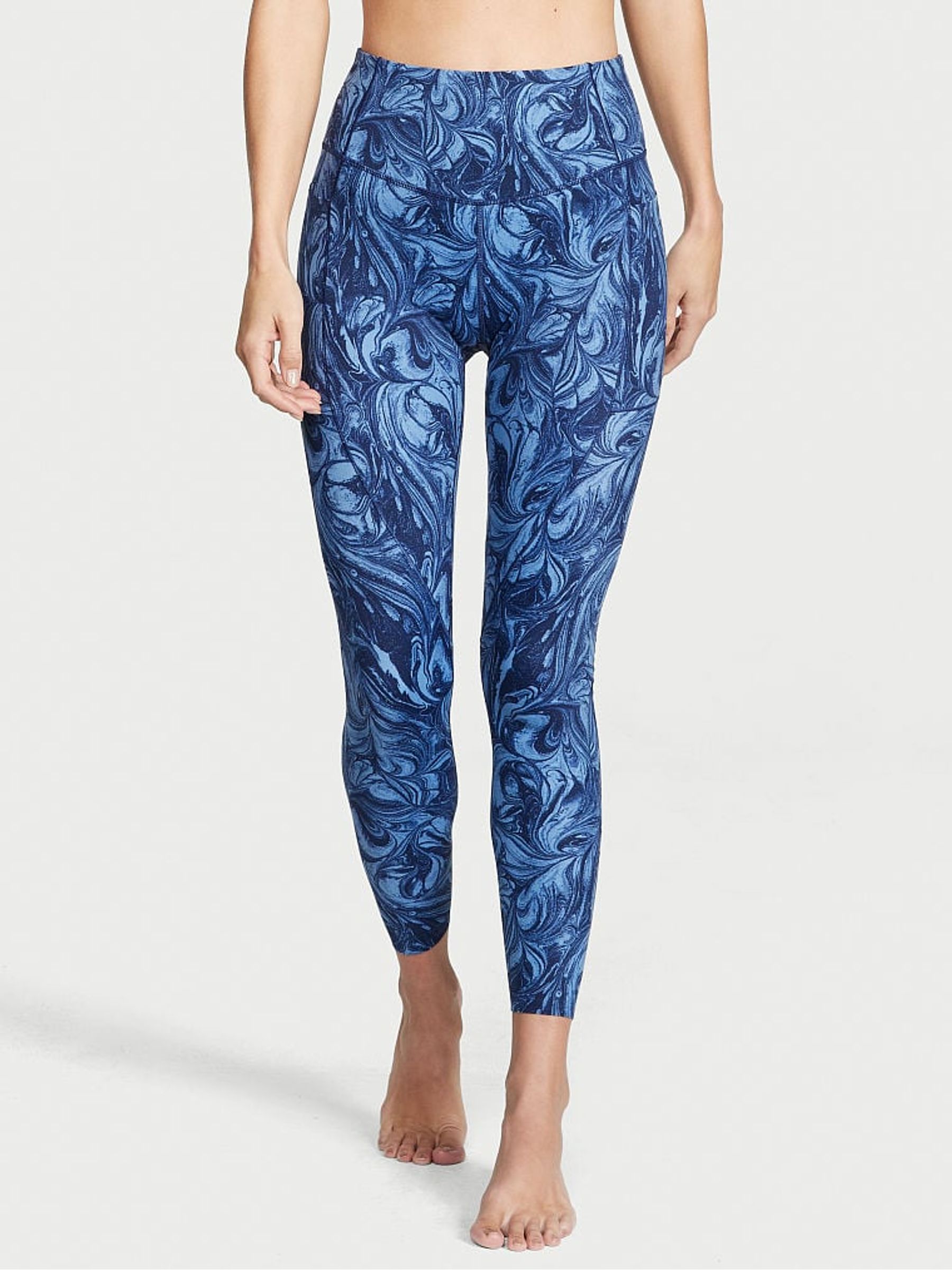 Blue Marble High Waist Legging - Image 1 of 3
