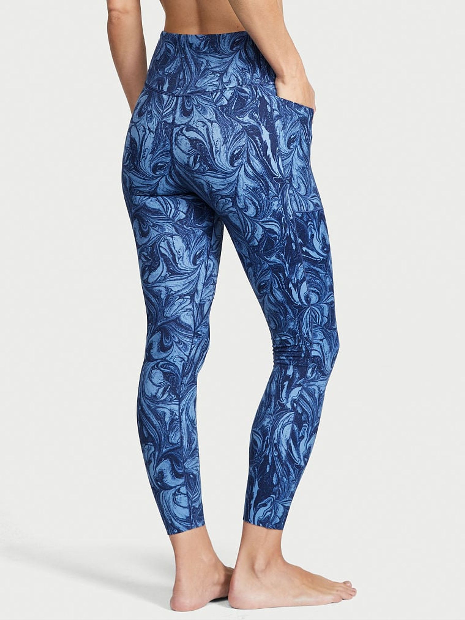 Blue Marble High Waist Legging - Image 2 of 3