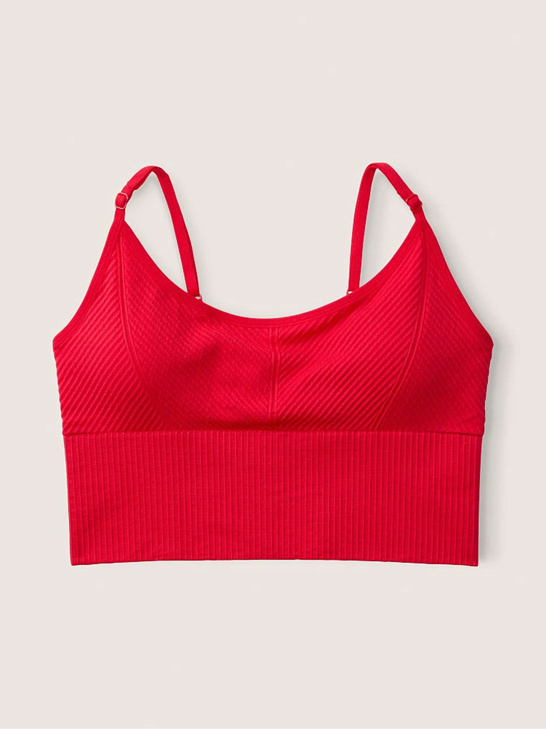 Red Pepper Seamless Lightly Lined Low Impact Sports Bra - Image 3 of 3