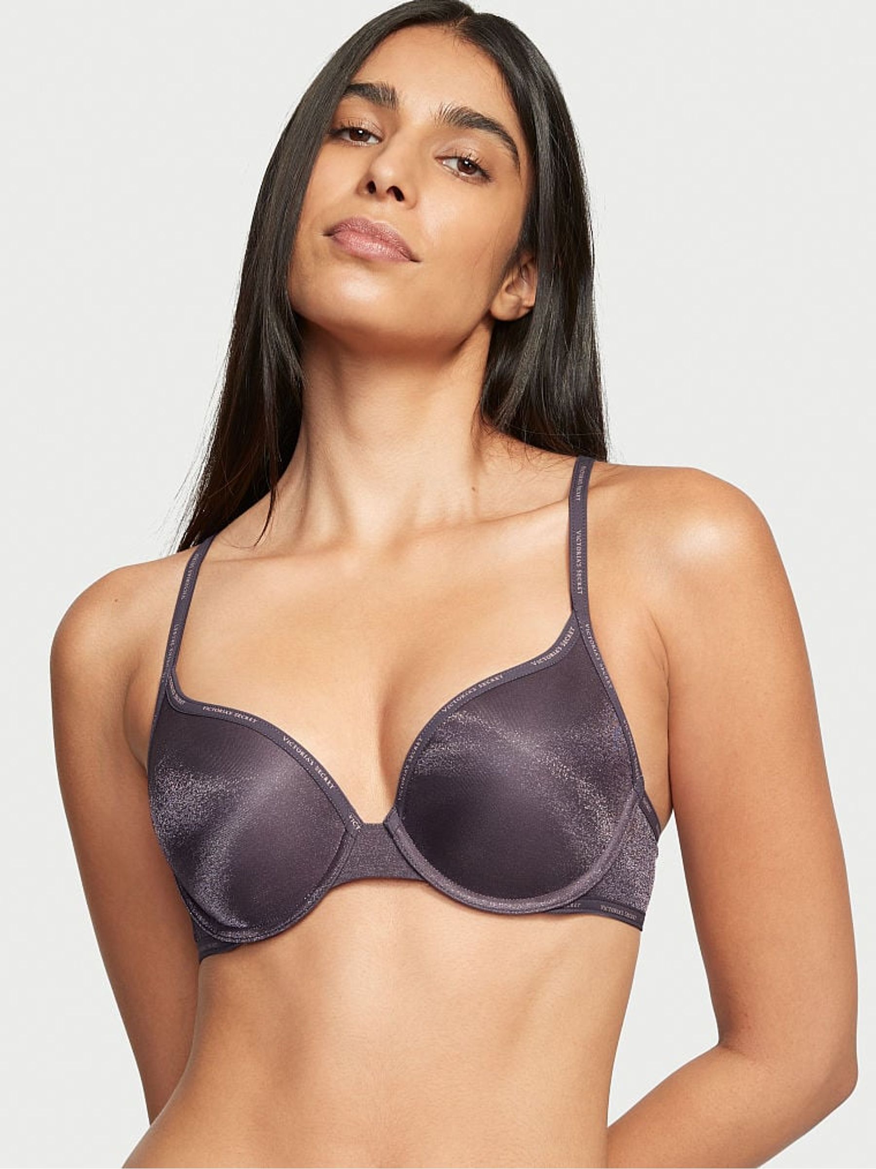 Tornado Grey Regular Cup Logo Strap Bra - Image 1 of 3