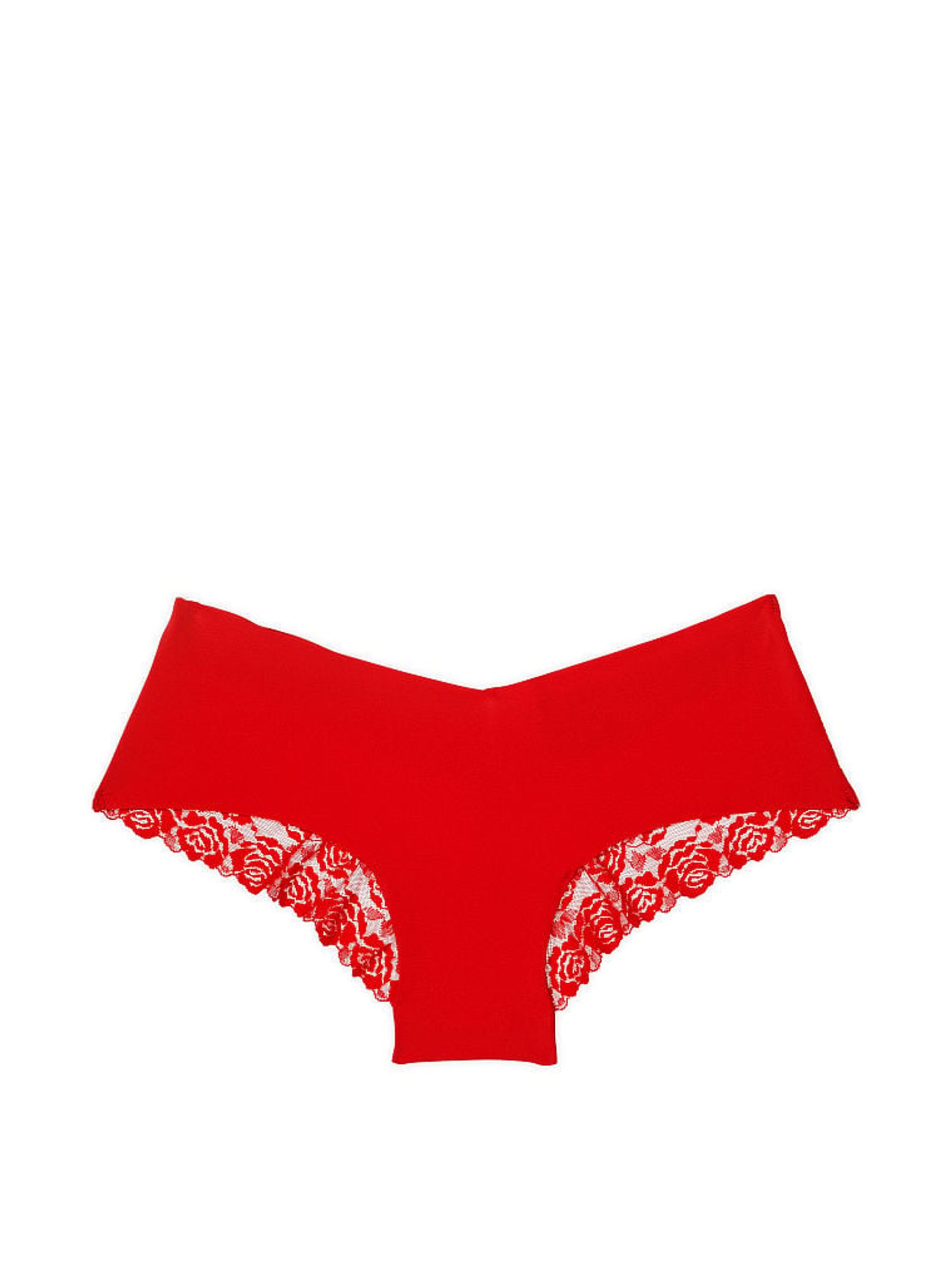 Lipstick Red Lace No Show Cheeky Knickers - Image 3 of 3