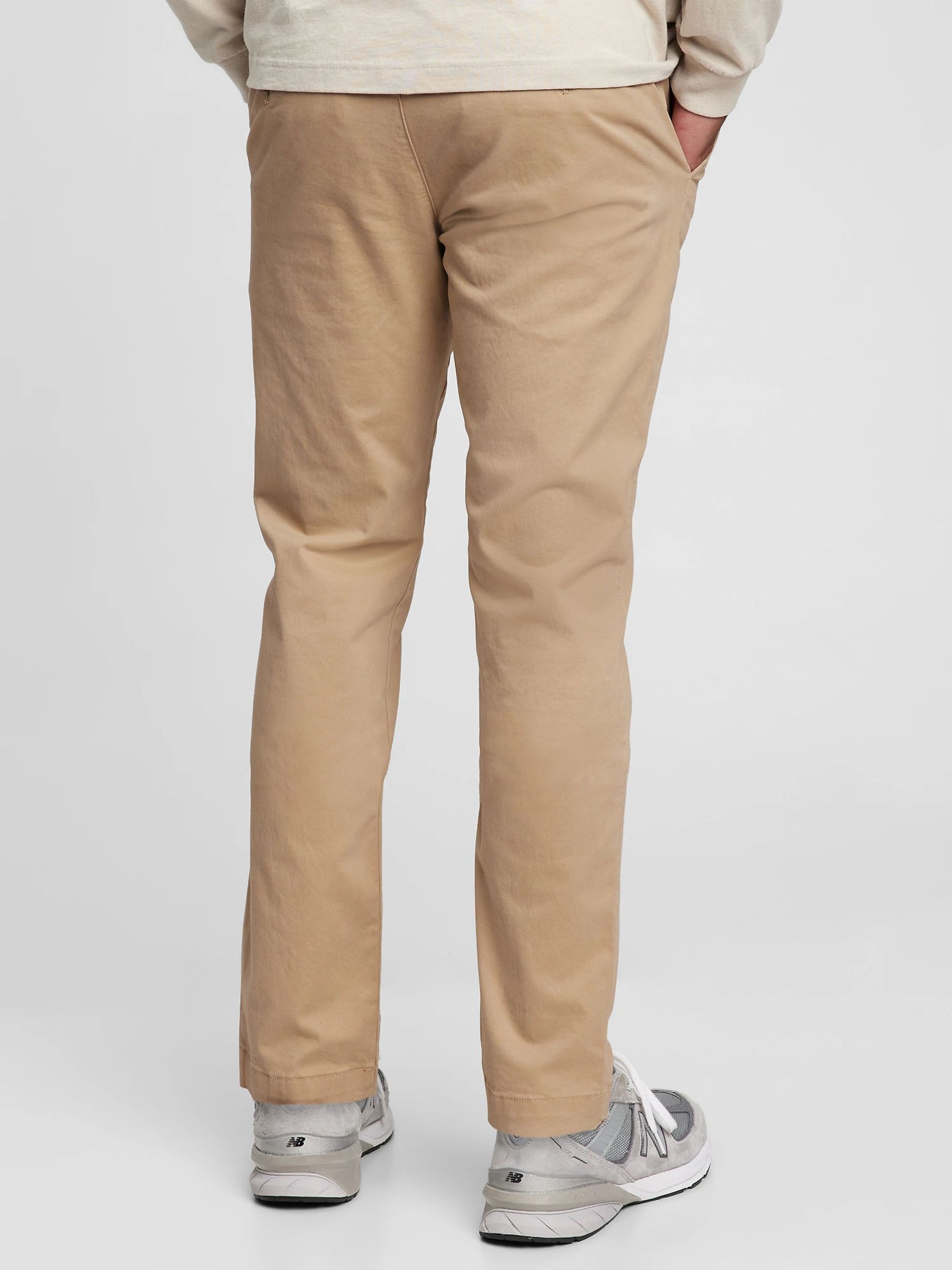 Beige Slim Fit Stretch Essential Chino Trousers - Image 10 of 15