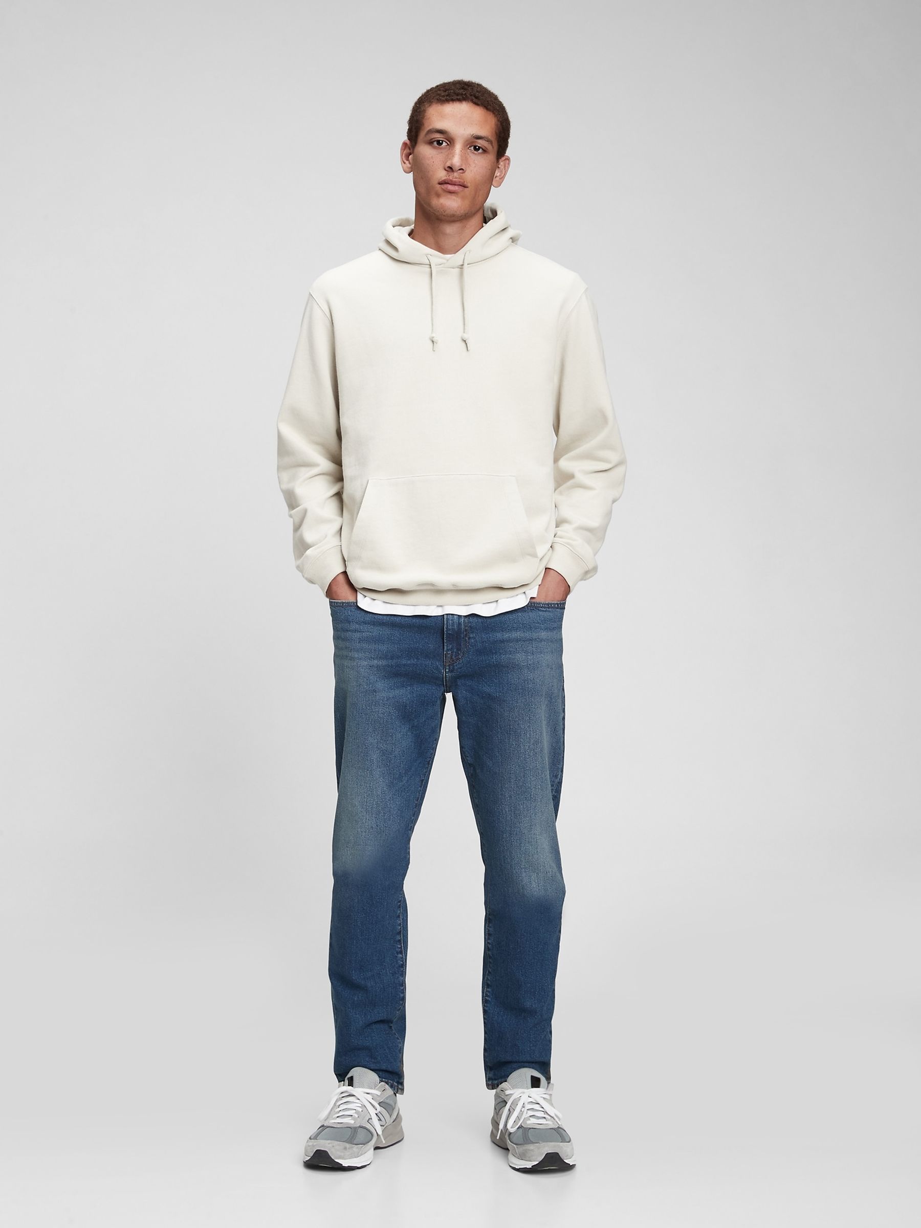 Mid Blue Slim Fit Comfort Stretch Soft Jeans - Image 1 of 7
