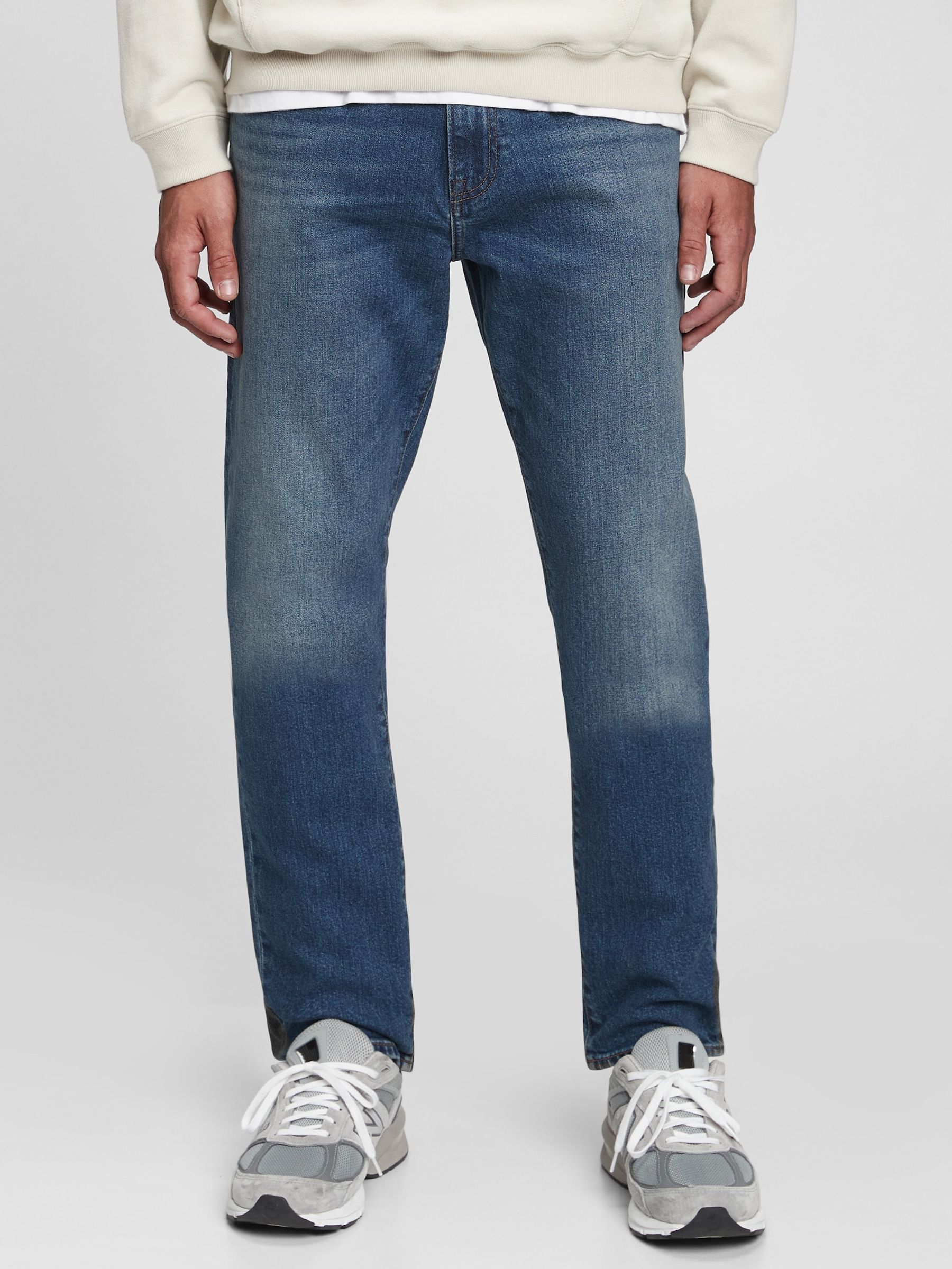 Mid Blue Slim Fit Comfort Stretch Soft Jeans - Image 11 of 17