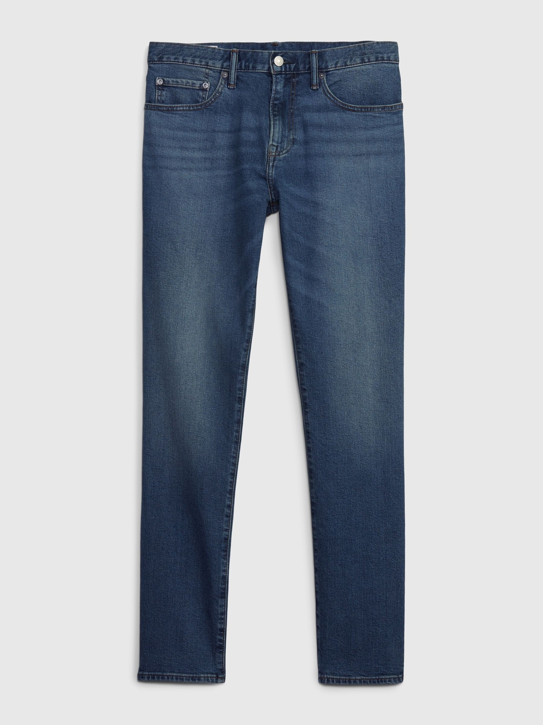 Mid Blue Slim Fit Comfort Stretch Soft Jeans - Image 7 of 7