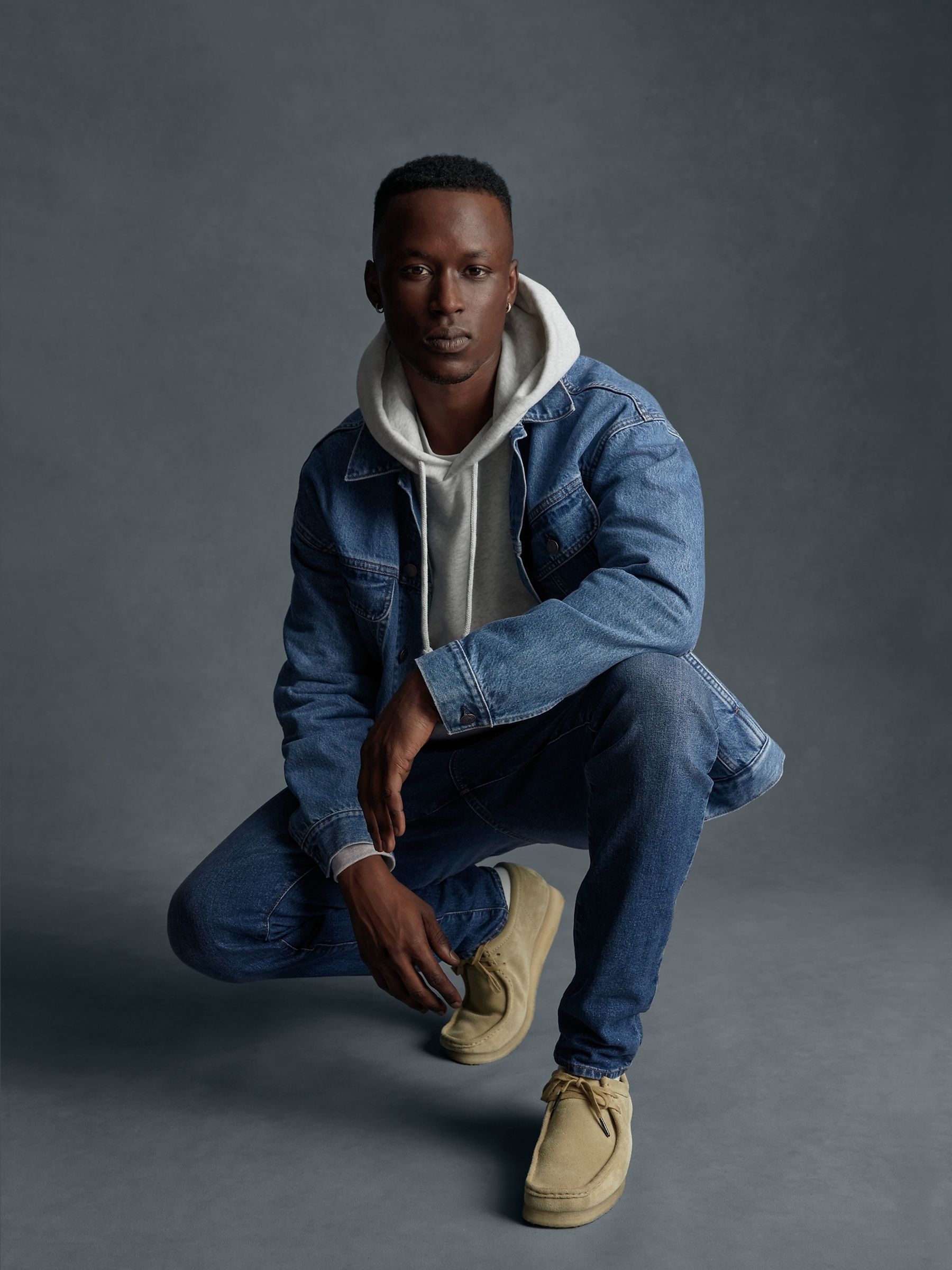 Mid Blue Slim Fit Comfort Stretch Soft Jeans - Image 9 of 17