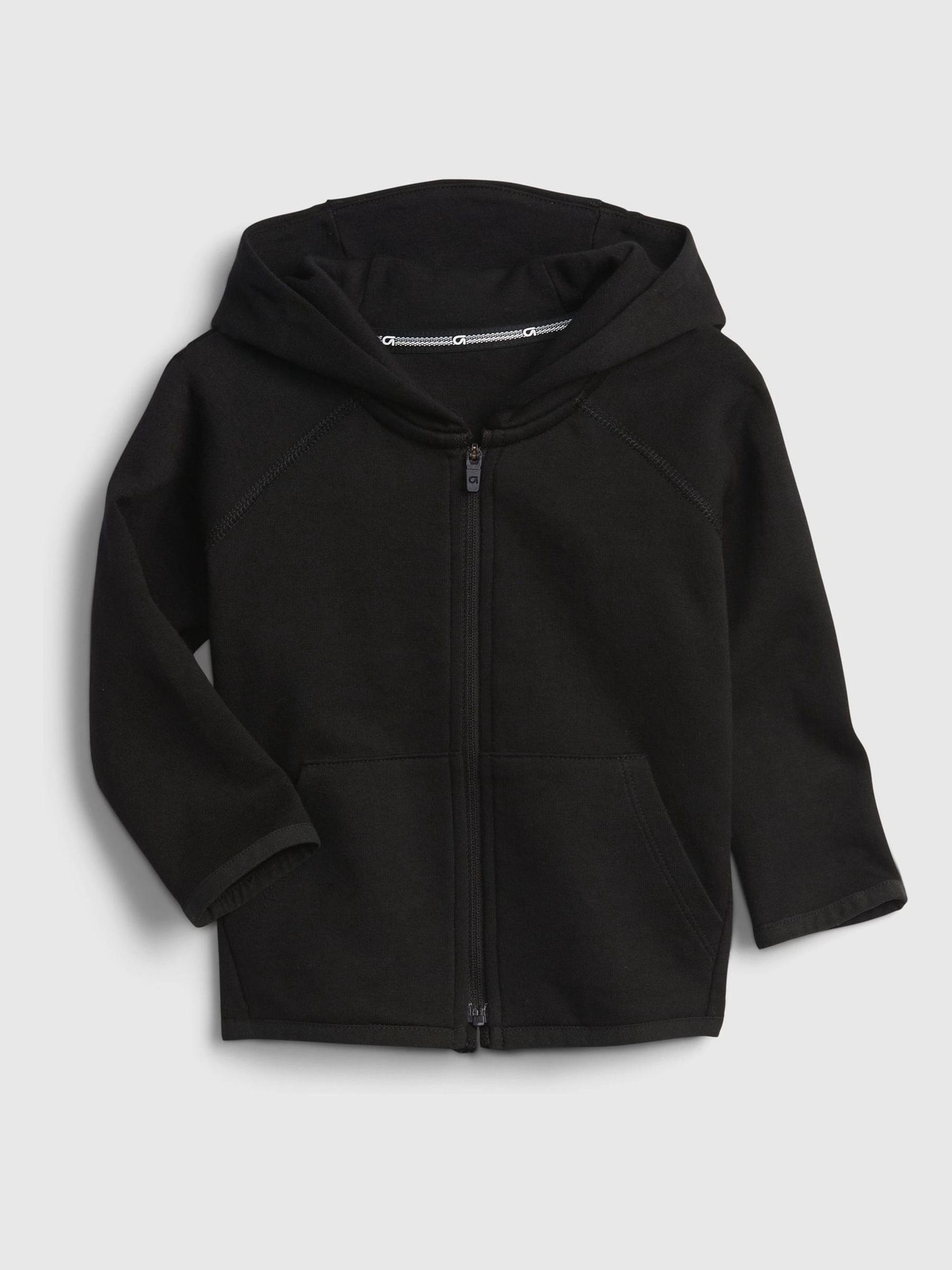 Black Fit Tech Performance Zip Up Hoodie - Image 1 of 1