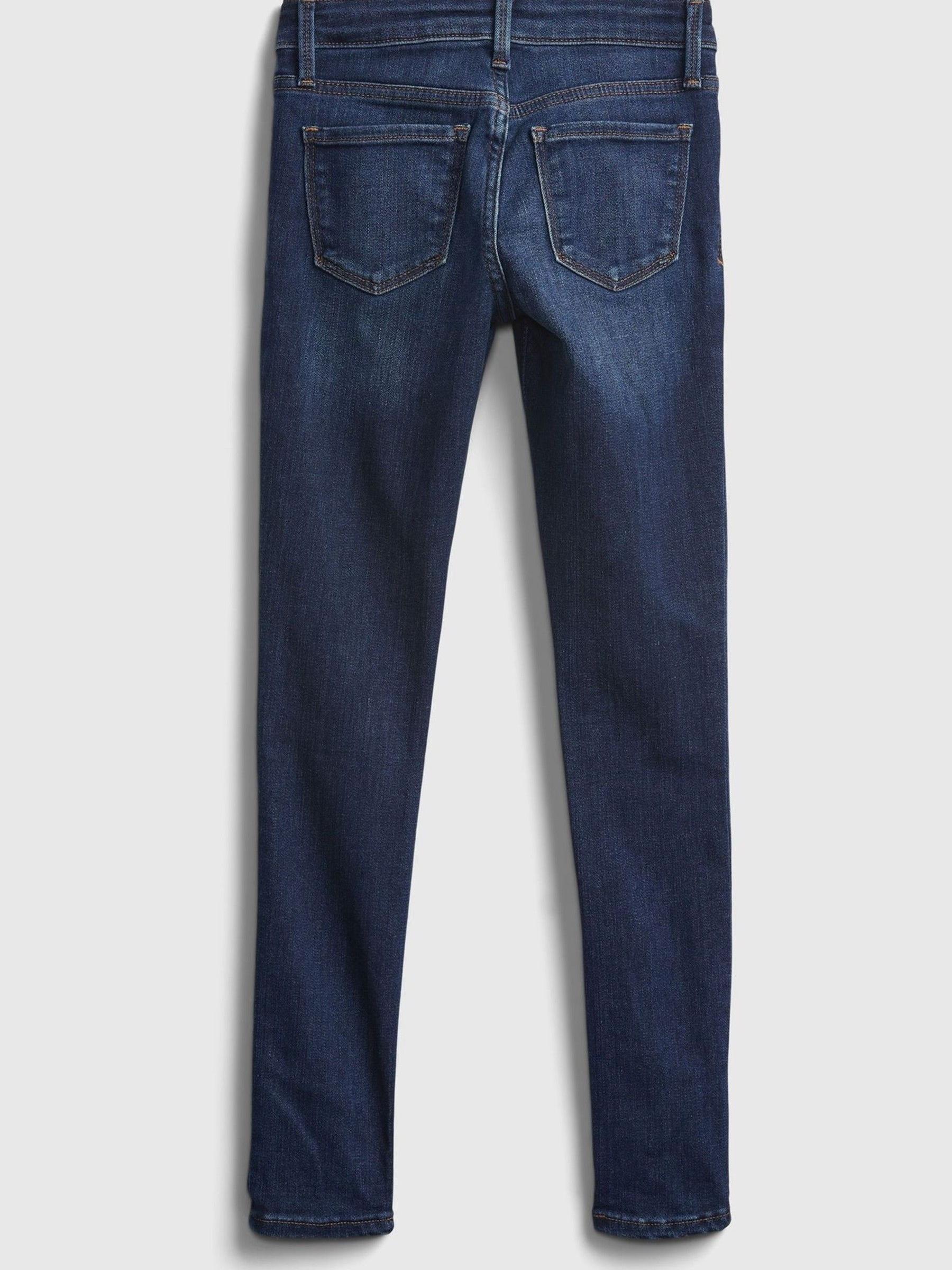 Dark Wash Blue Everyday Super Skinny Jeans - Image 3 of 4