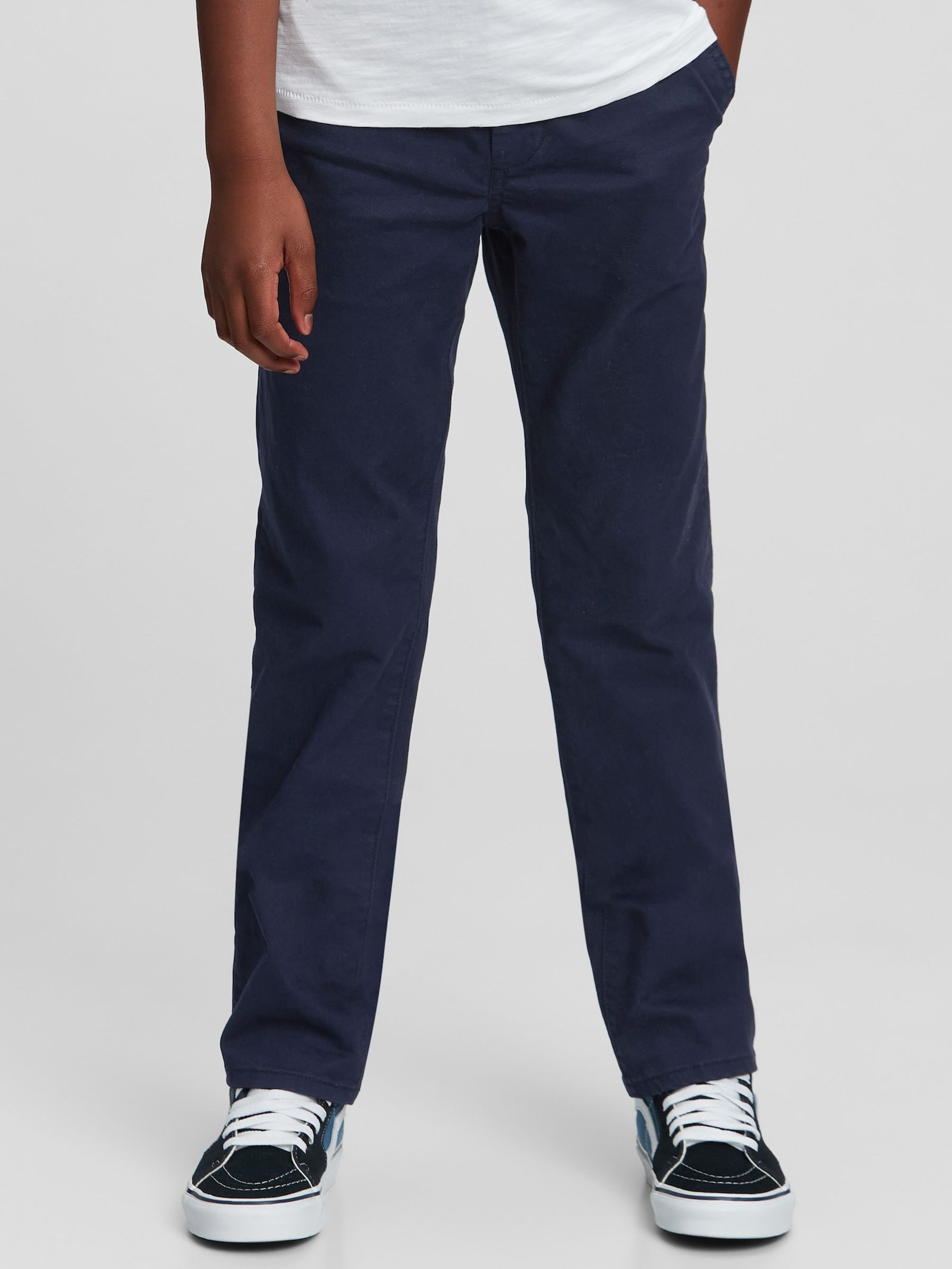 Navy Blue Straight Leg Chinos 2-Pack - Image 1 of 5