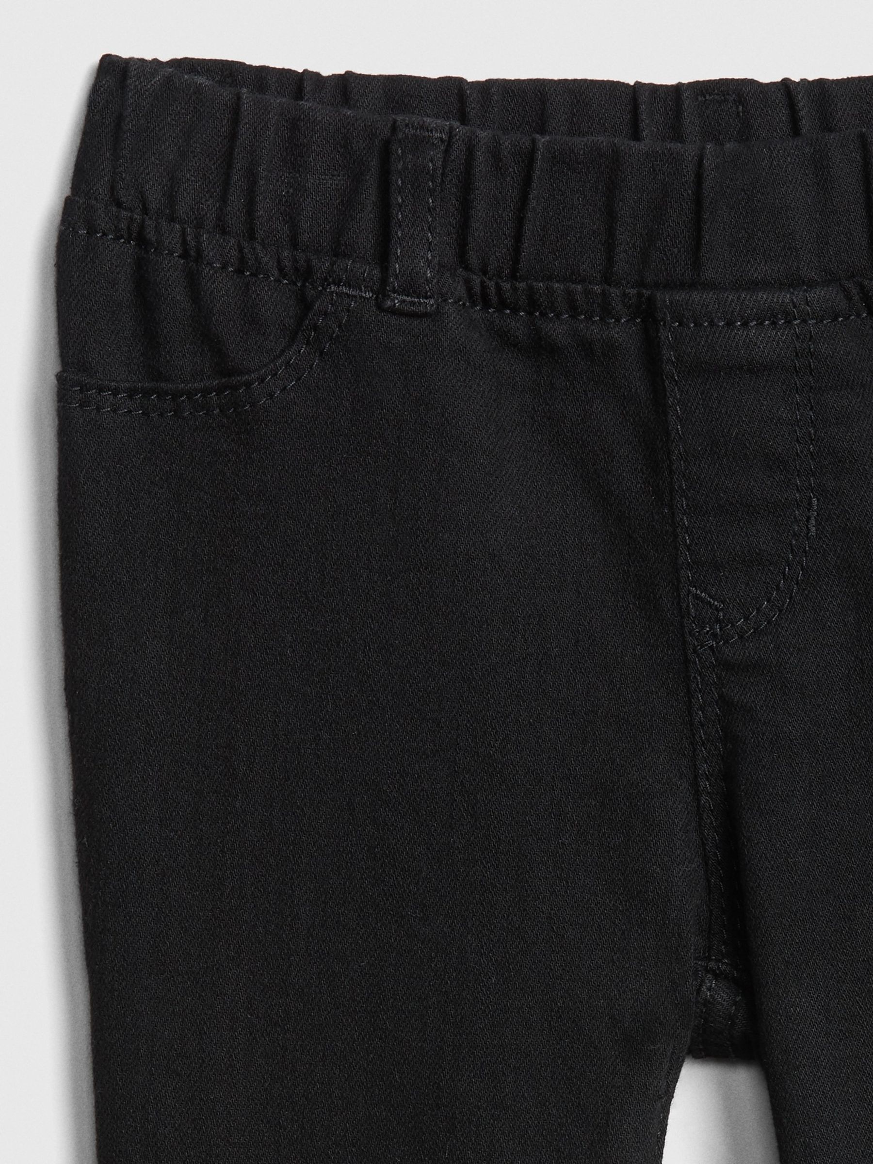 Black Pull-On Slim Jeans - Image 3 of 3