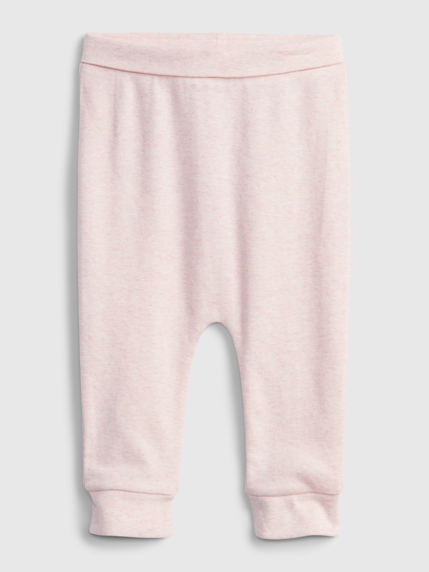 Pink Organic Cotton Pull-On Trousers - Image 1 of 2