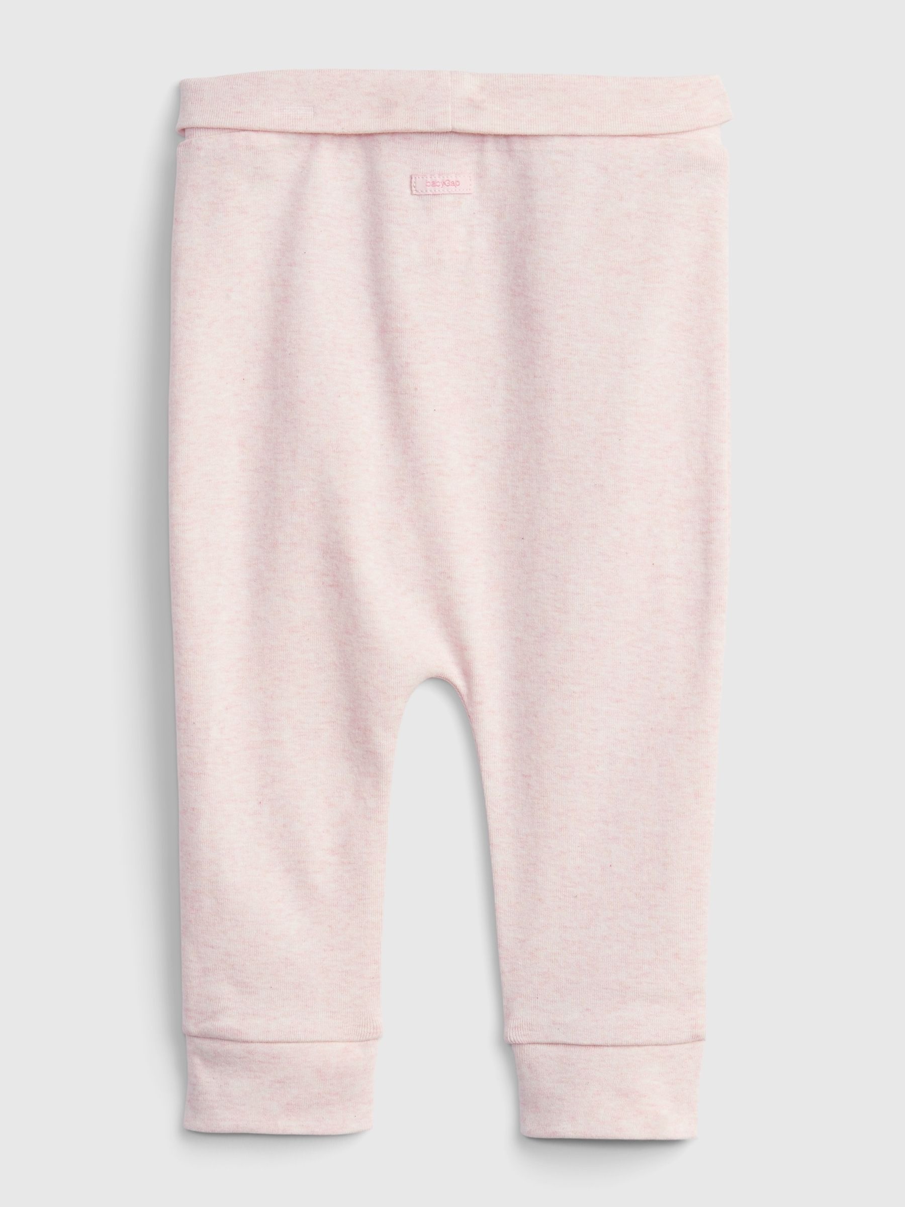 Pink Organic Cotton Pull-On Trousers - Image 2 of 2
