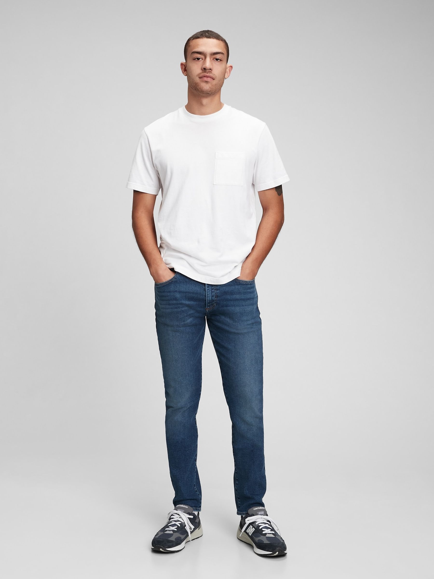 Dark Blue Skinny Jeans - Image 1 of 8
