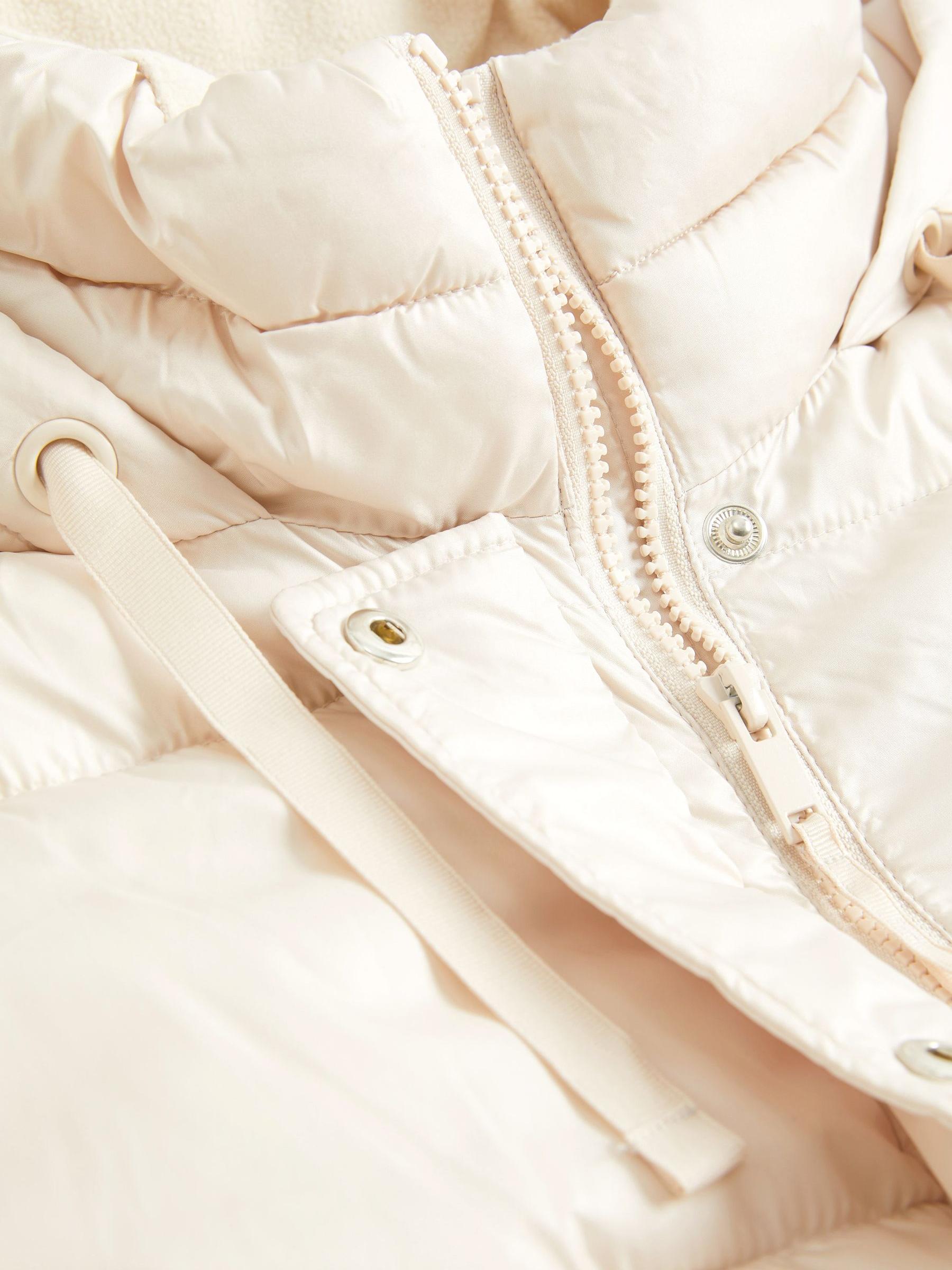 Neutral Hooded Puffer Coat - Image 4 of 4 Neutral Hooded Puffer Coat - Image 4 of 4