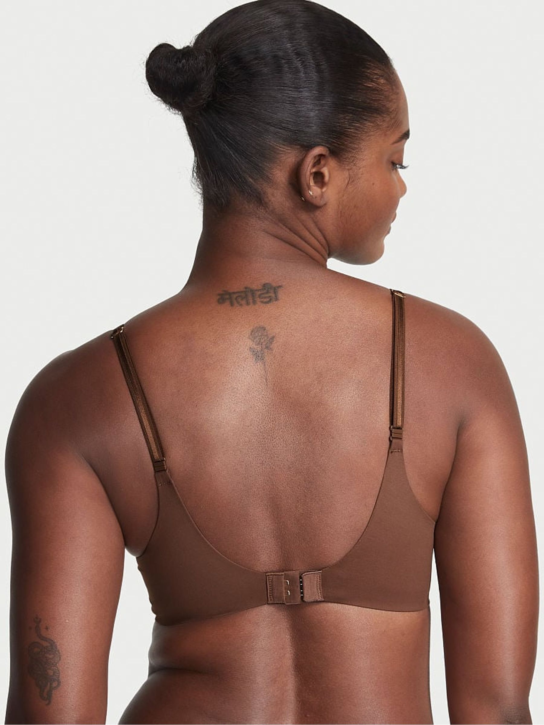Dark Roast Brown Smooth Push Up Bra - Image 2 of 3
