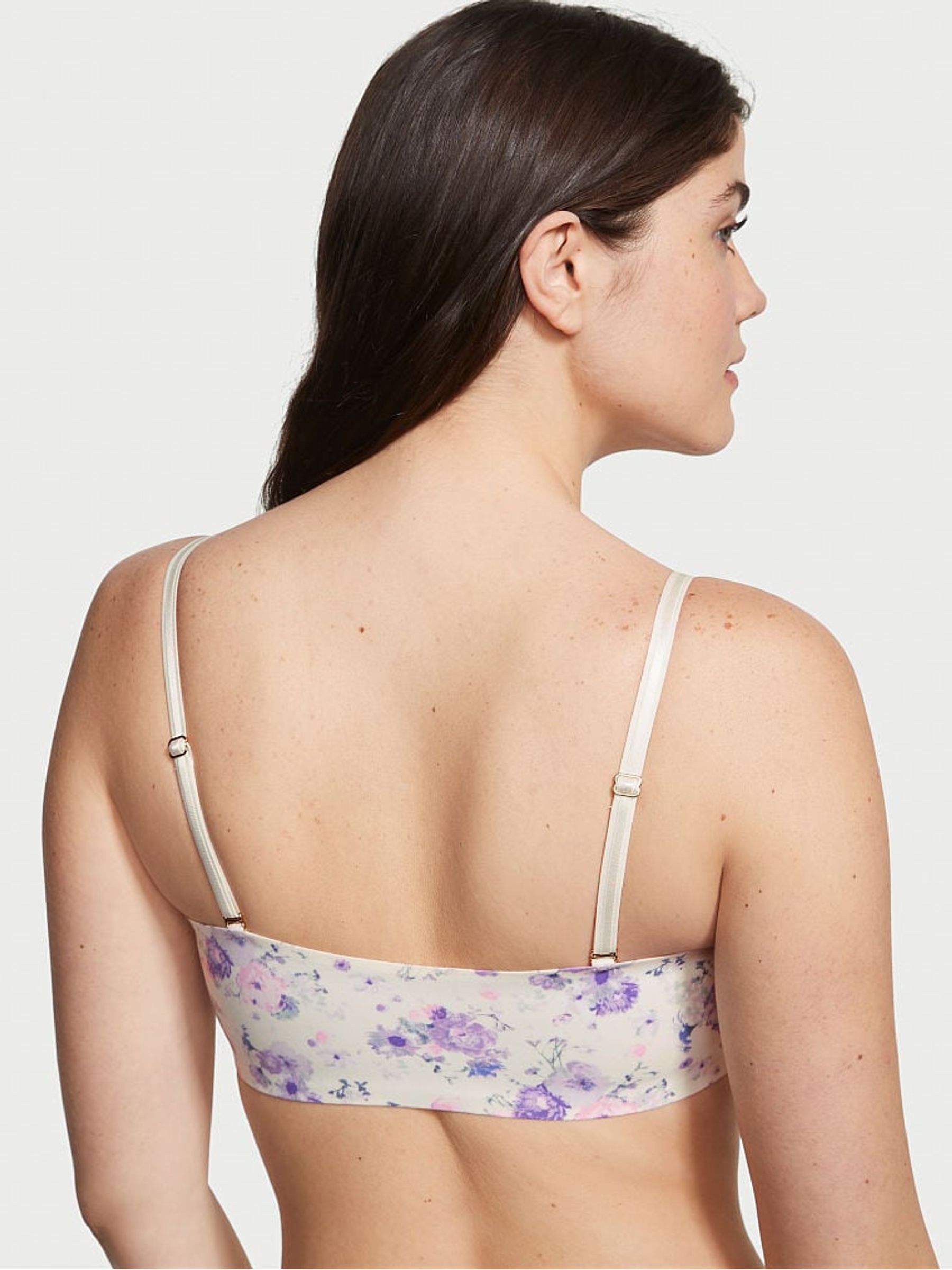 Meadow Floral White Strapless Bra - Image 2 of 3