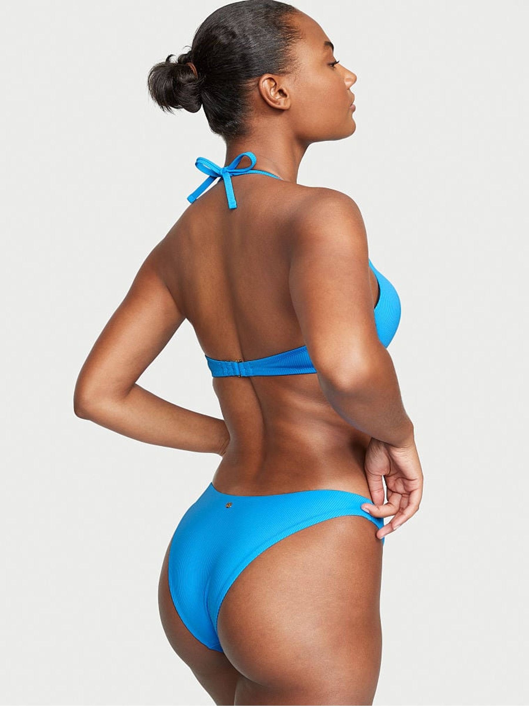 Capri Blue Push Up Swim Bikini Top - Image 2 of 4
