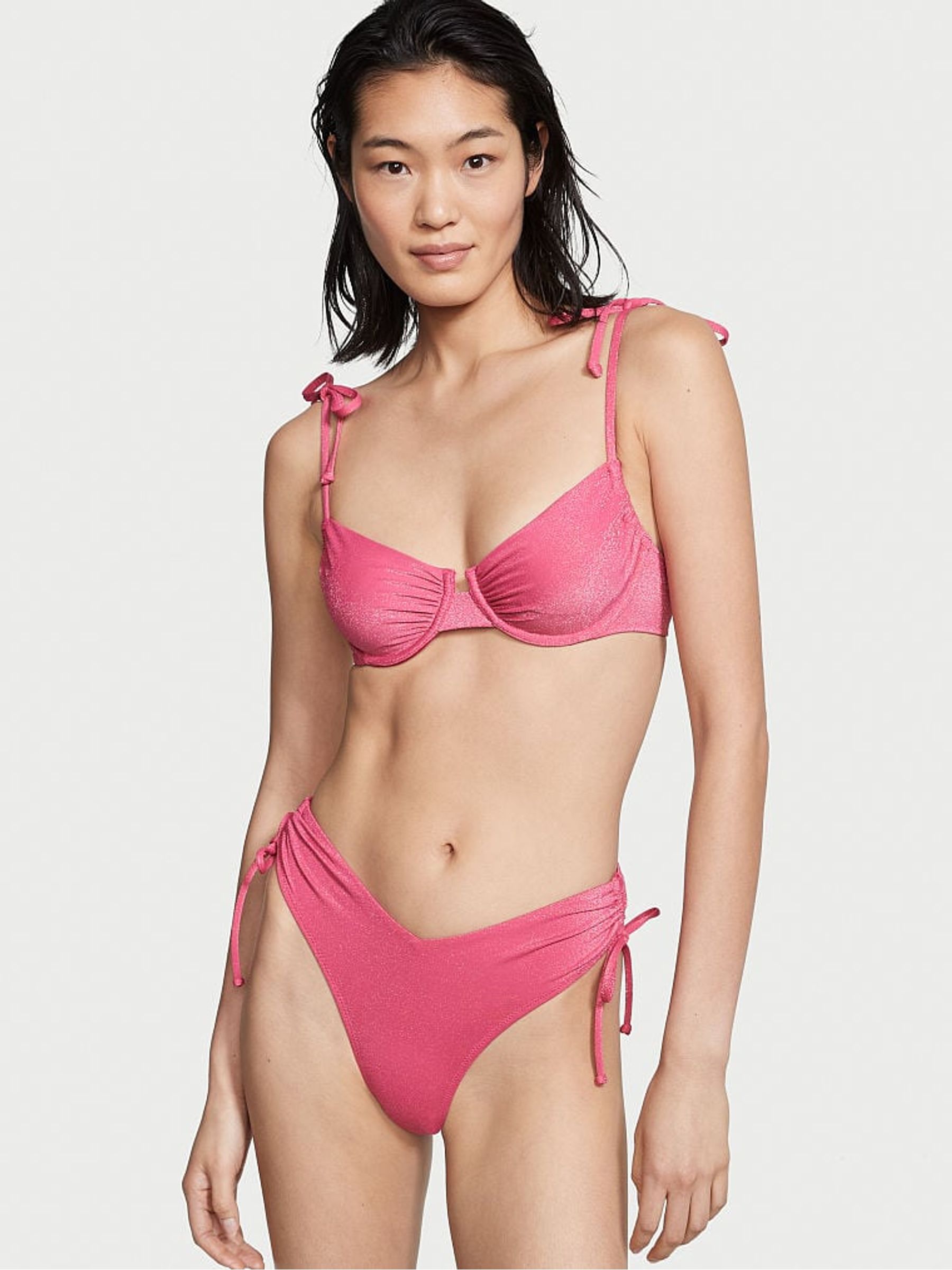 Forever Pink Shine Wired Bikini Top - Image 1 of 4