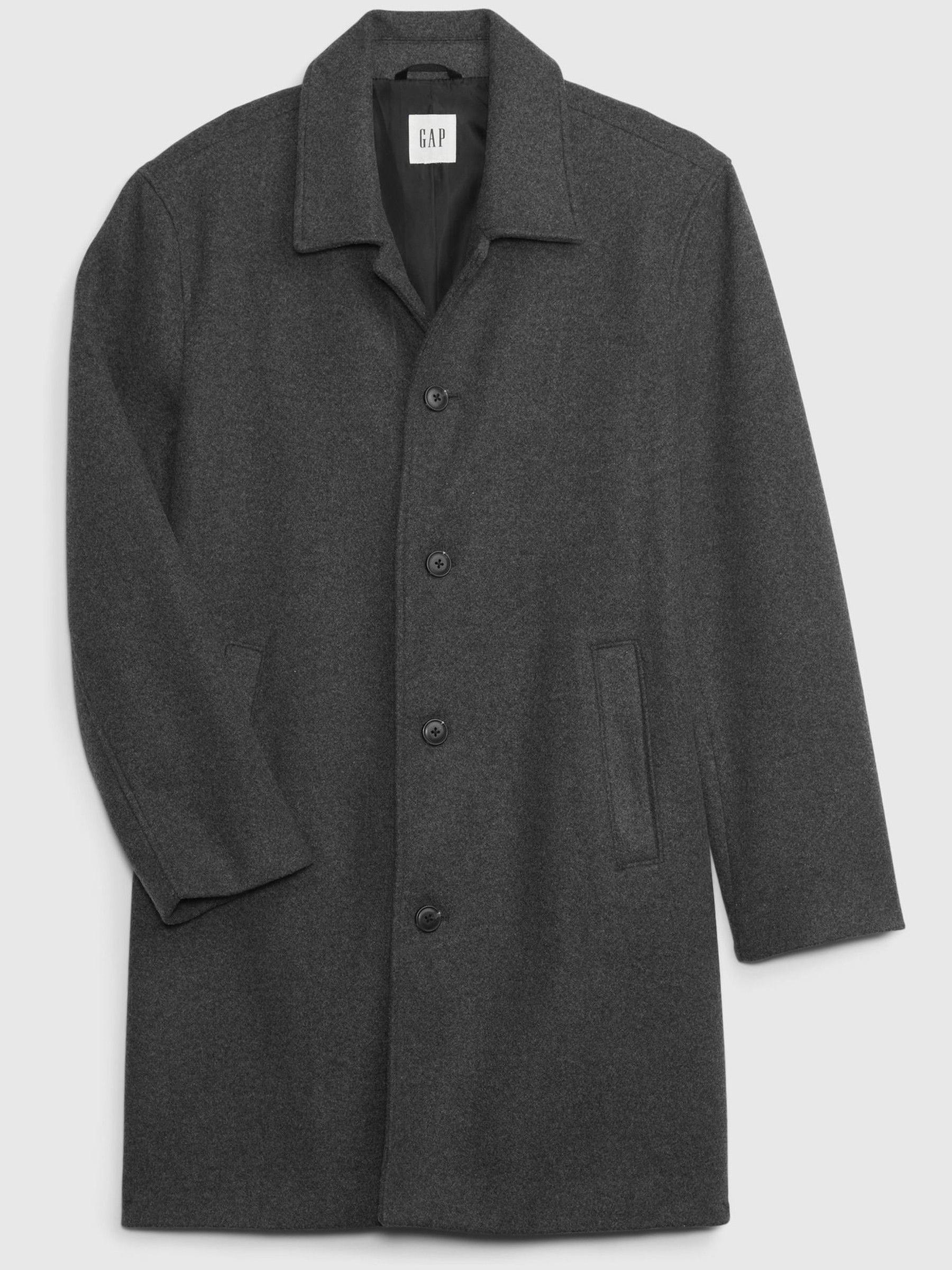 Grey Relaxed Long Topcoat - Image 4 of 4