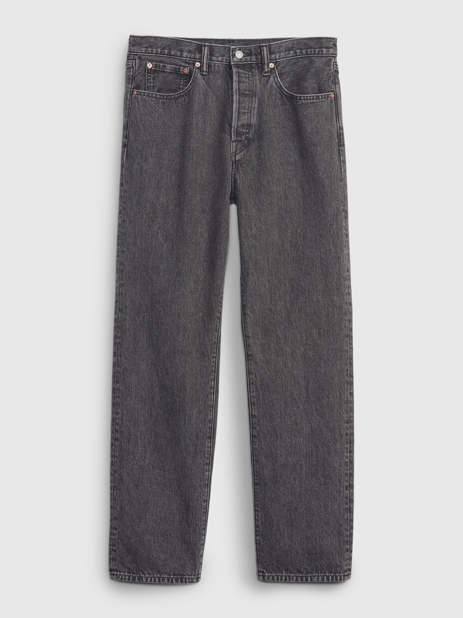 Grey 90s Original Organic Straight Jeans - Image 4 of 4