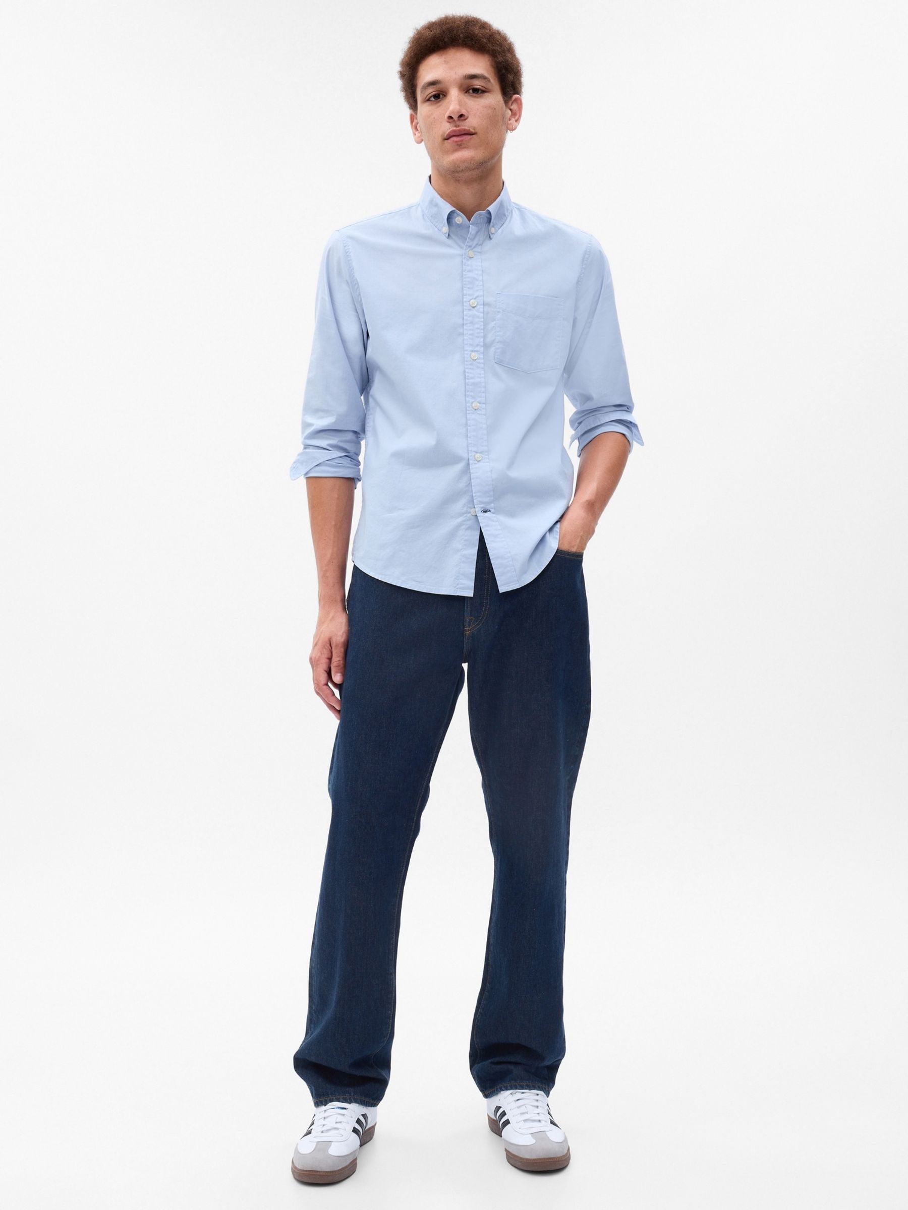 Dark Wash Blue 90s Original Straight Jeans - Image 1 of 7