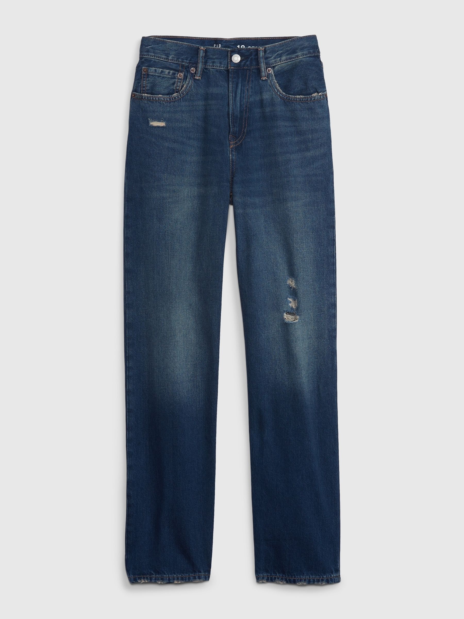 Dark Wash Blue Teen Original Fit Jeans - Image 3 of 5