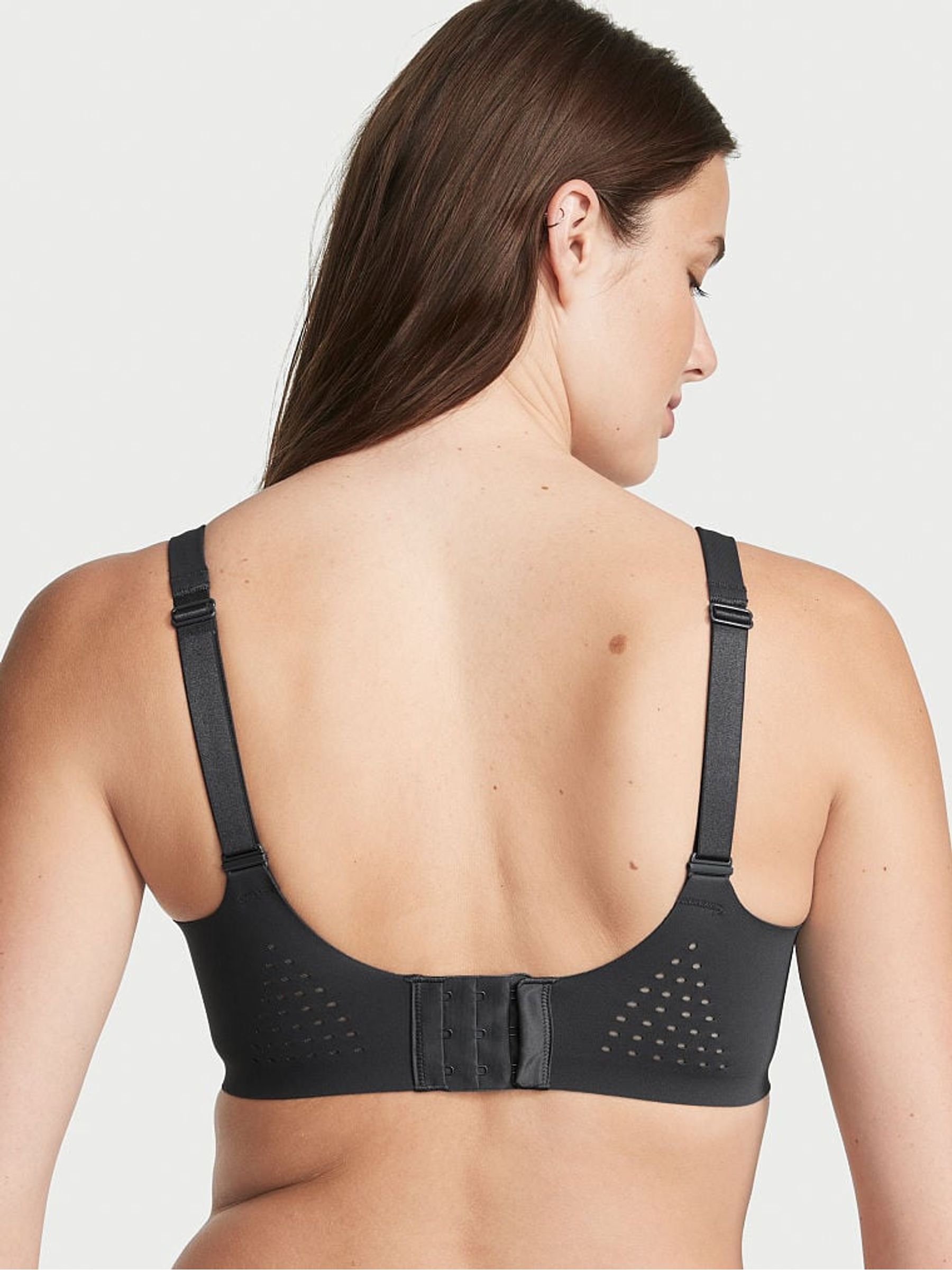 Grey Onyx Back Close Featherweight Max High Support Sports Bra - Image 2 of 4