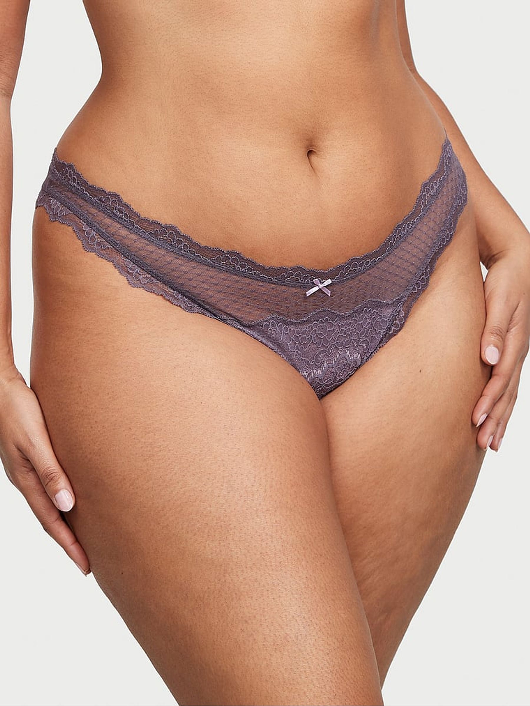 Tornado Purple Brazilian Lace Knickers - Image 1 of 1